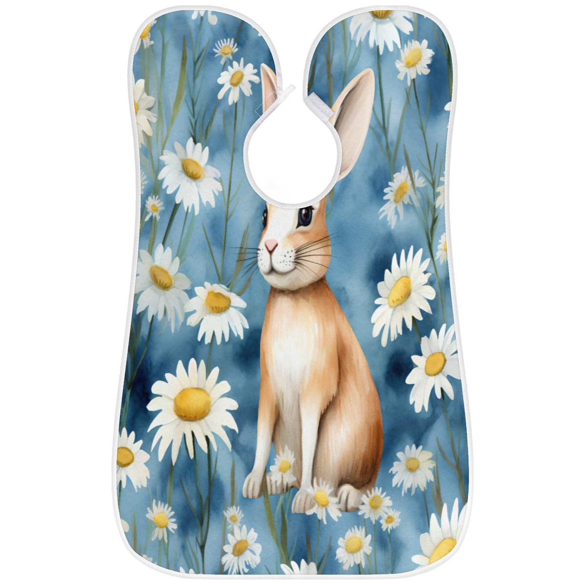 Cute Rabbit Beard Shaving Bib for Men & Women - Waterproof Hair Dye Apron, Makeup Cape & Barber Accessories - Perfect for Beard Trimming, Haircut, Salon & Home Use - Great Gift for Barbers & Stylists