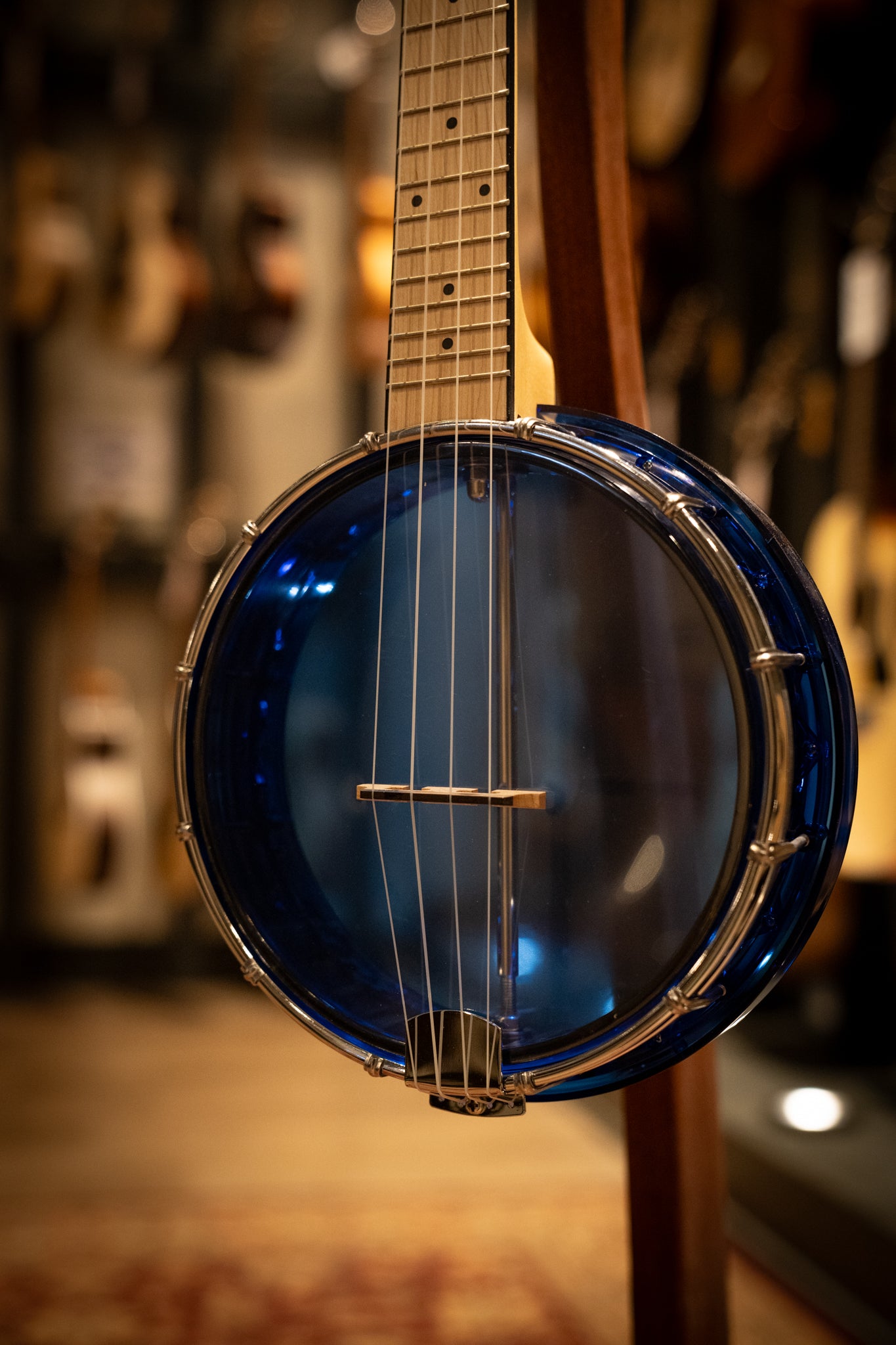 Gold Tone LG-S Little Gem Banjo Ukulele - Blue 17
