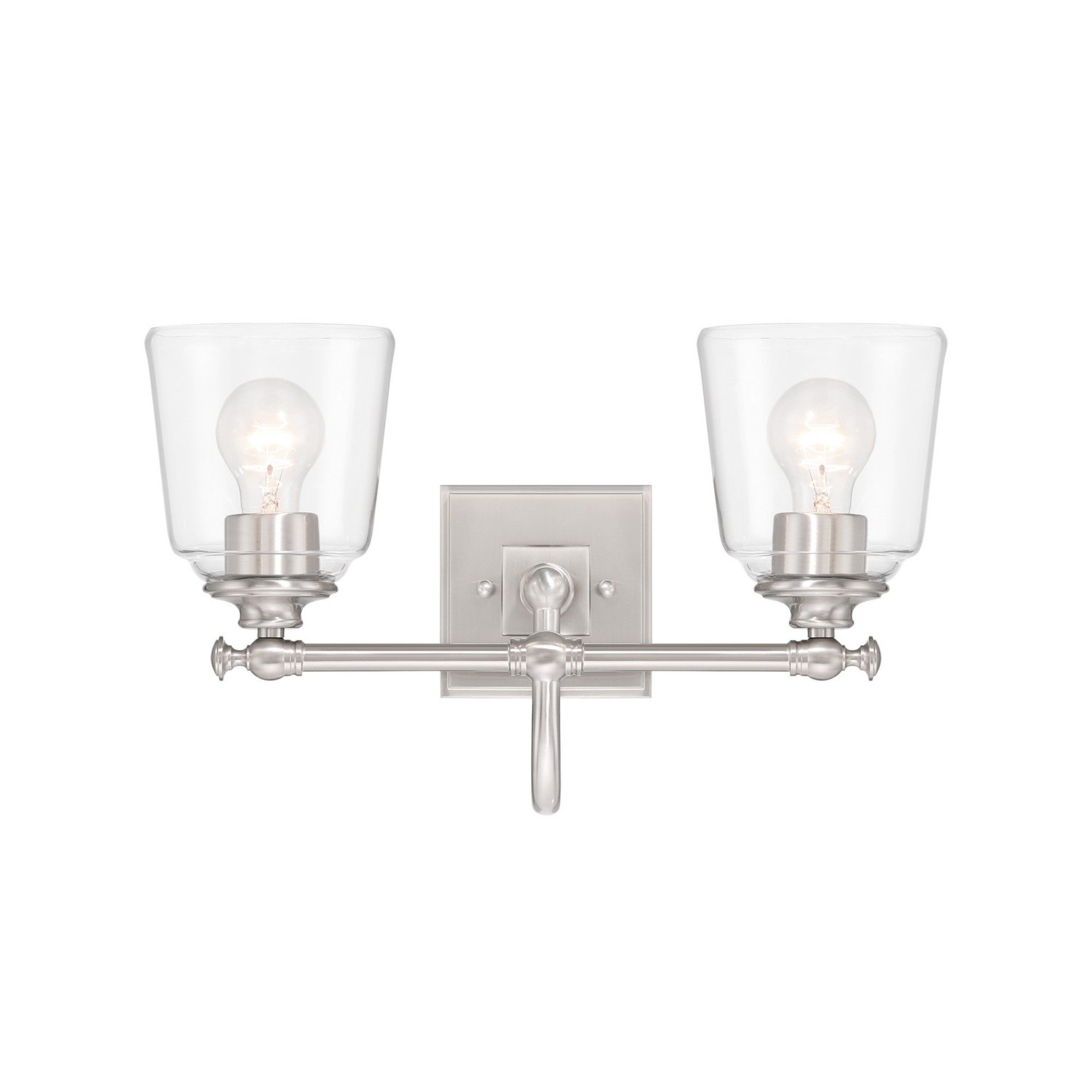 Antique Brass Vanity Light - 3-Light Bathroom Sconce with Clear Glass Shades for Bedroom, Dressing Room & Makeup Area - Elegant Wall Lighting Fixture