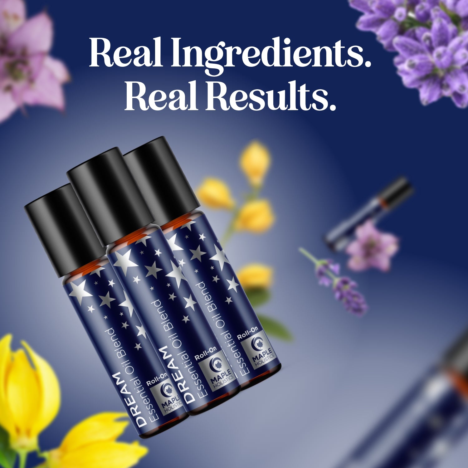 Dream Essential Oil Blend Roll On - Relaxing Aromatherapy for Sleep & Stress Relief - Perfect for Nighttime Routine & Meditation