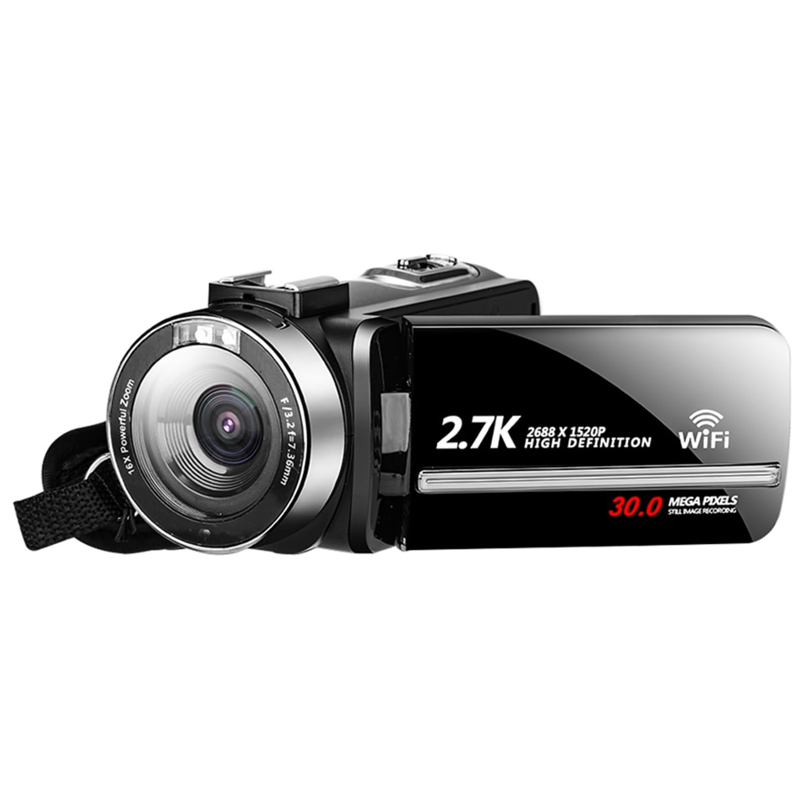NMBHUS 2.7K HD Digital Video Recorder - Portable WiFi Web Camera for Home Security, Outdoor Surveillance, Vlogging & Live Streaming (No SD Card Included) - Perfect for Baby Monitoring, Pet Watching and Travel Adventures