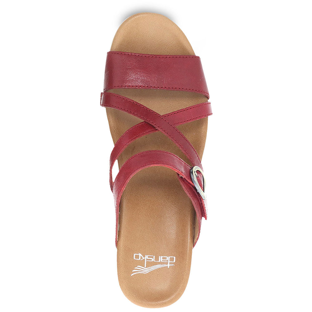 Ana Open Back Wedge Sandal - Women's Comfortable Summer Shoes for Beach, Vacation & Casual Outings