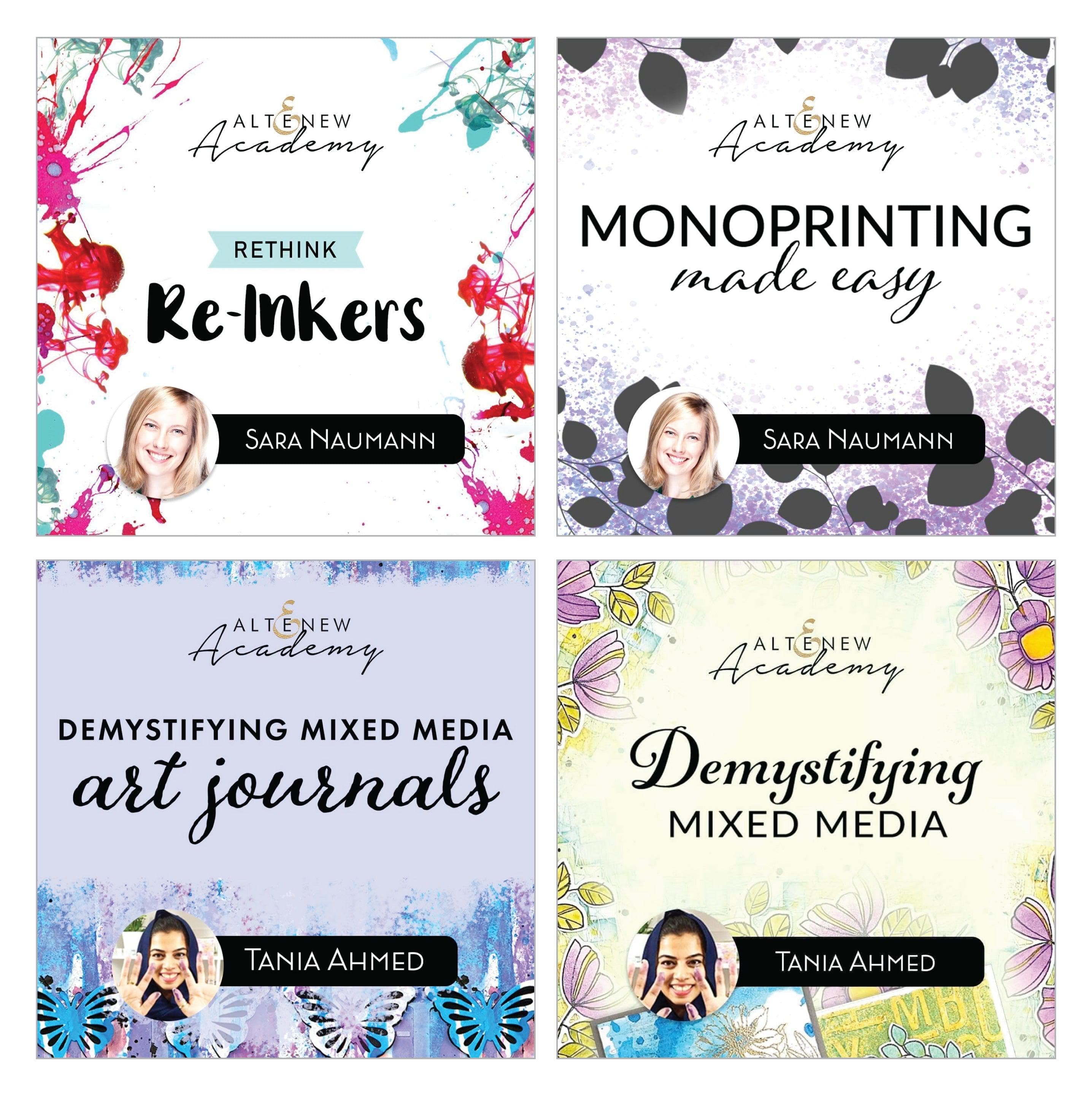 Best Mixed Media Online Class Bundle for Artists & Beginners – Learn Painting, Collage & More | Perfect for DIY Projects & Creative Hobbies