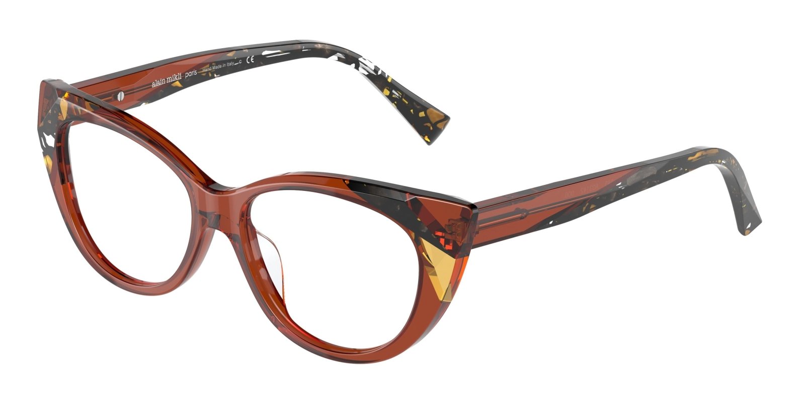Alain Mikli Coralli 3142 Premium Acetate Eyeglasses for Men & Women - Stylish Lightweight Frame for Reading & Fashion - Perfect for Office, Driving, and Daily Wear