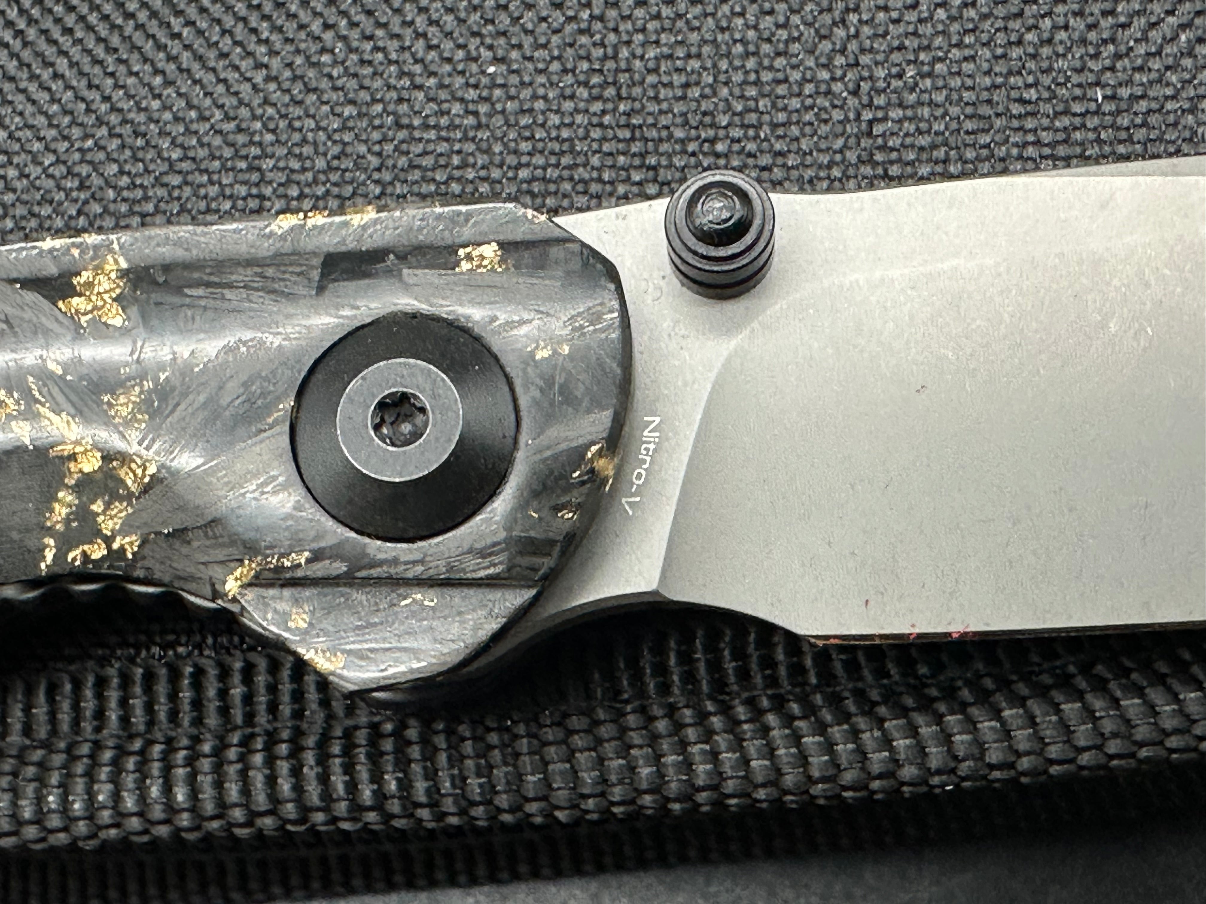 CIVIVI Imperium Folding Pocket Knife - Shredded Carbon Fiber Handle, Nitro-V Steel Blade - EDC, Camping, Hiking & Outdoor Survival Tool