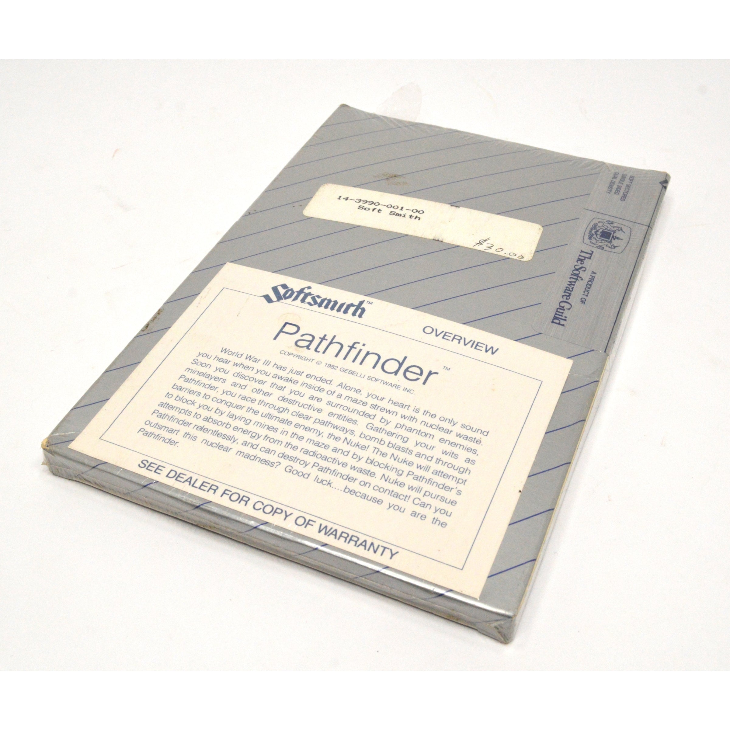 Vintage ATARI 400/800 Pathfinder Computer Game by Softsmith Software (1982) - Retro Gaming Collectible for Classic Computer Enthusiasts - Perfect for Nostalgic Gaming Sessions and Vintage Tech Collections