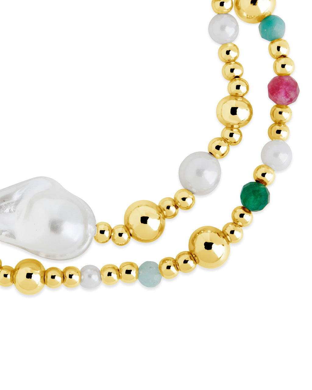 Nell Pearl Stretch Bracelet Set for Women - Elegant Beaded Elastic Pearl Bracelets - Perfect for Weddings, Parties & Everyday Wear