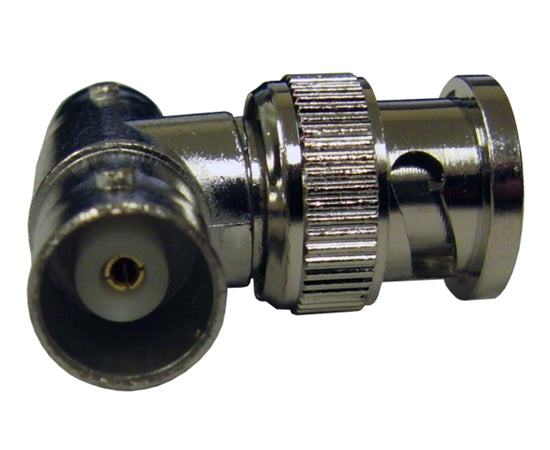 BNC T Adapter Female/Male/Female (FMF) for RG59 Coaxial Cable - CCTV & Security Camera Splitter Connector - Perfect for Surveillance Systems and Video Monitoring Setups