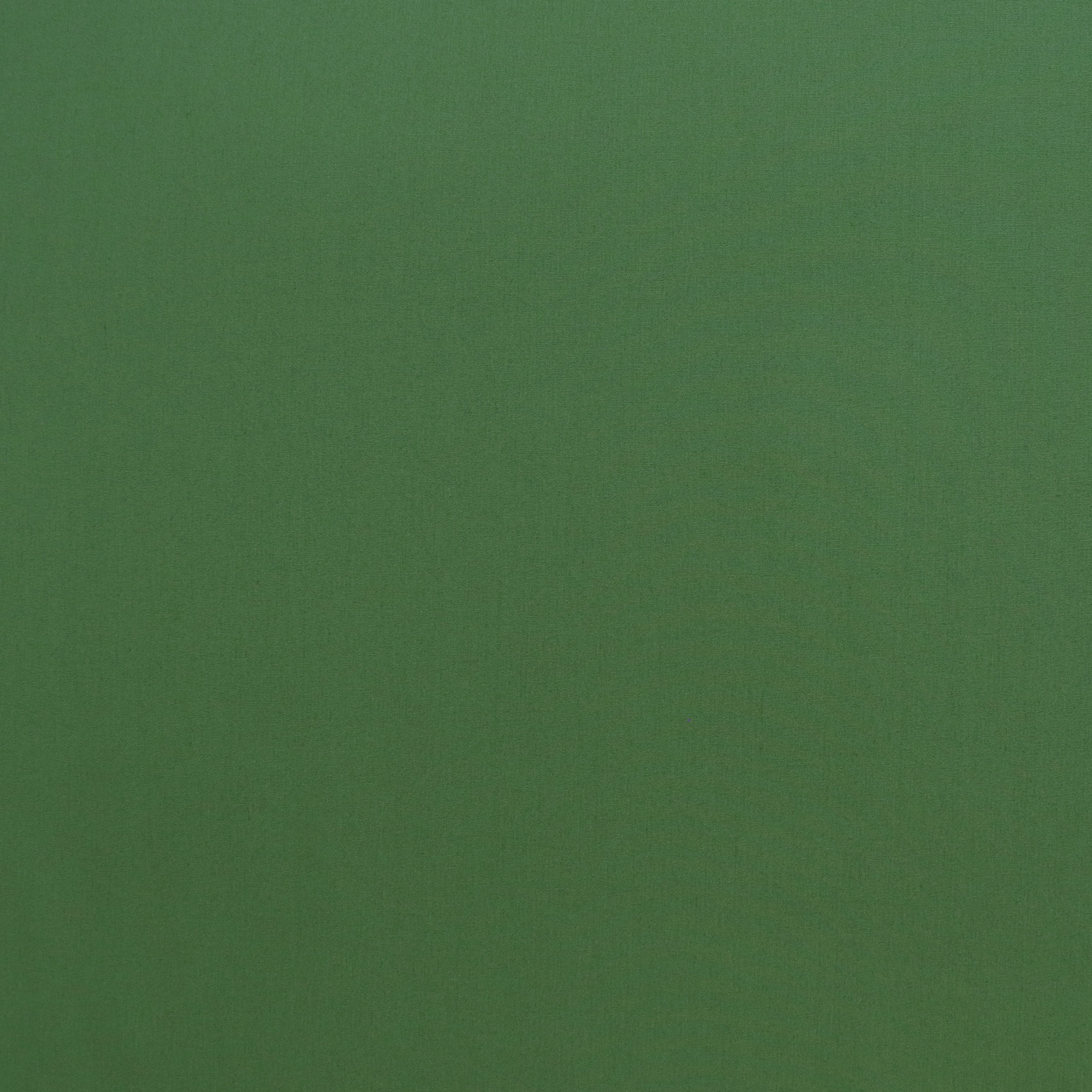 Organic Cotton Poplin Fabric - Premium Green 79cm Wide - Perfect for DIY Sewing, Quilting, and Home Decor Projects