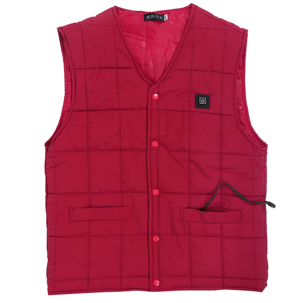 BTIHCEUOT Fast Heating Vest for Men - Classic & Practical Electric Heated Jacket - Ideal for Elderly & Home Use - Perfect for Winter Outdoor Activities & Indoor Comfort