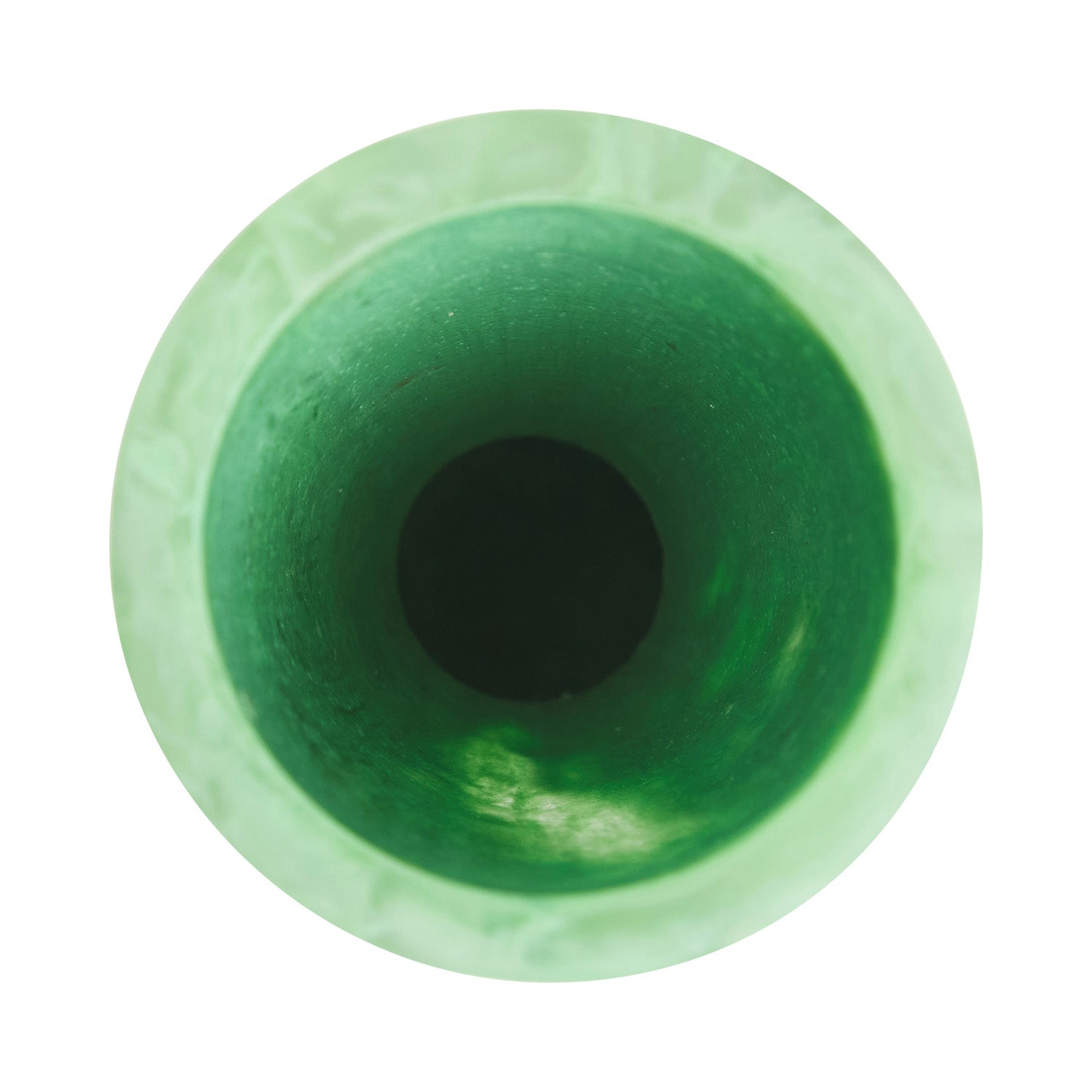 Elessi Emerald Green Glass Vase - Elegant Home Decor for Living Room, Dining Table & Wedding Centerpieces
