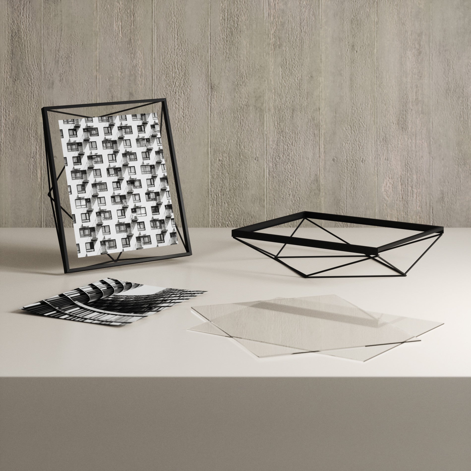 Prisma Picture Frame - Elegant Modern Photo Display for Wall & Tabletop - Perfect for Home Decor, Office, and Gift Giving