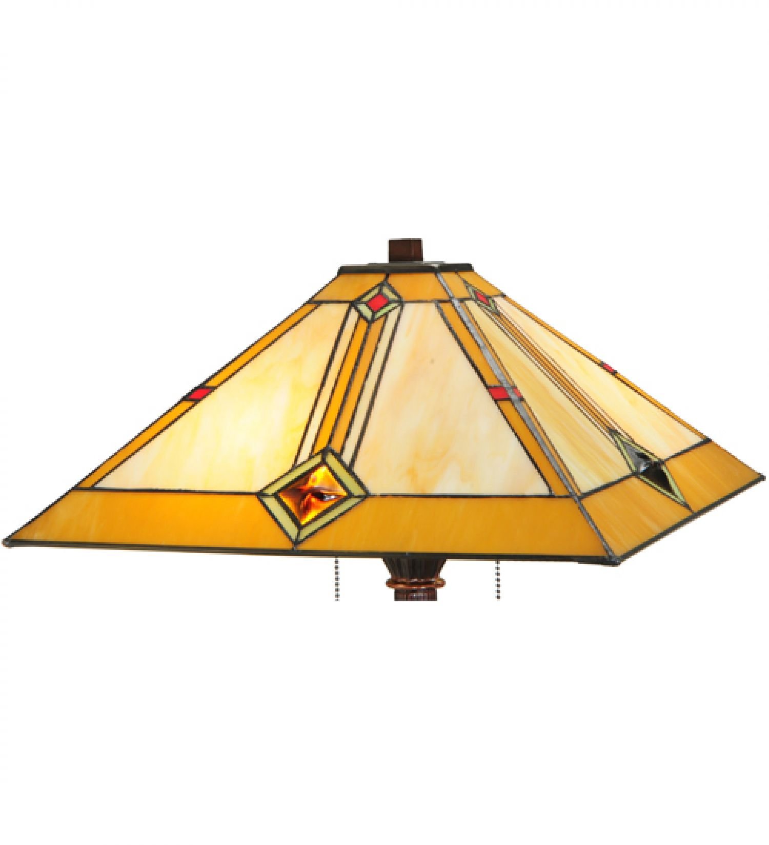 StarSun Depot 62 Inch Height Diamond Pattern Mission Style Floor Lamp with Dry Finish - Perfect for Living Room, Bedroom, or Office Lighting
