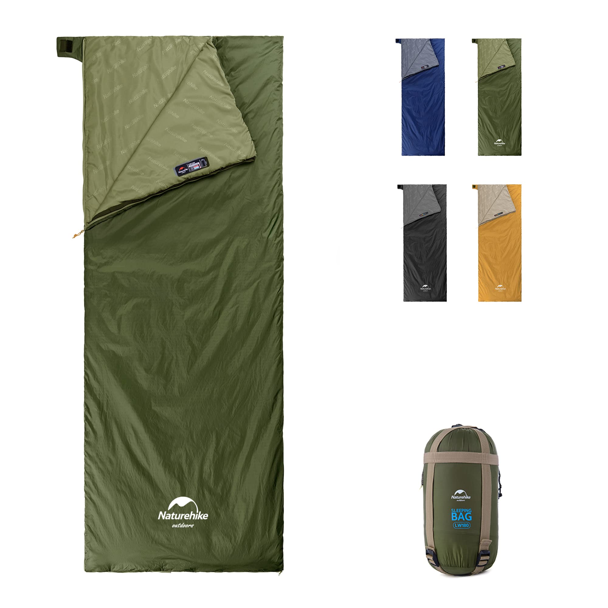 Naturehike Ultralight Sleeping Bag for Backpacking - Compact 3 Season Waterproof Camping Sleeping Bag with Compression Sack - Perfect for Hiking, Travel & Outdoor Adventures