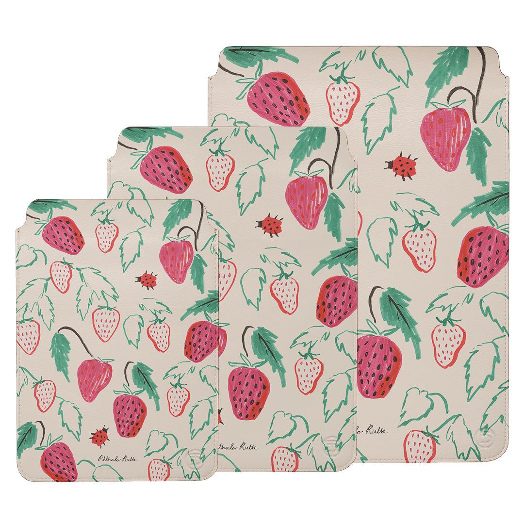 Ladybug Print Laptop & iPad Sleeve Case - 13-15 Inch Protective Cover for MacBook, iPad Pro - Cute Laptop Bag for Women, Work, School & Travel Accessories