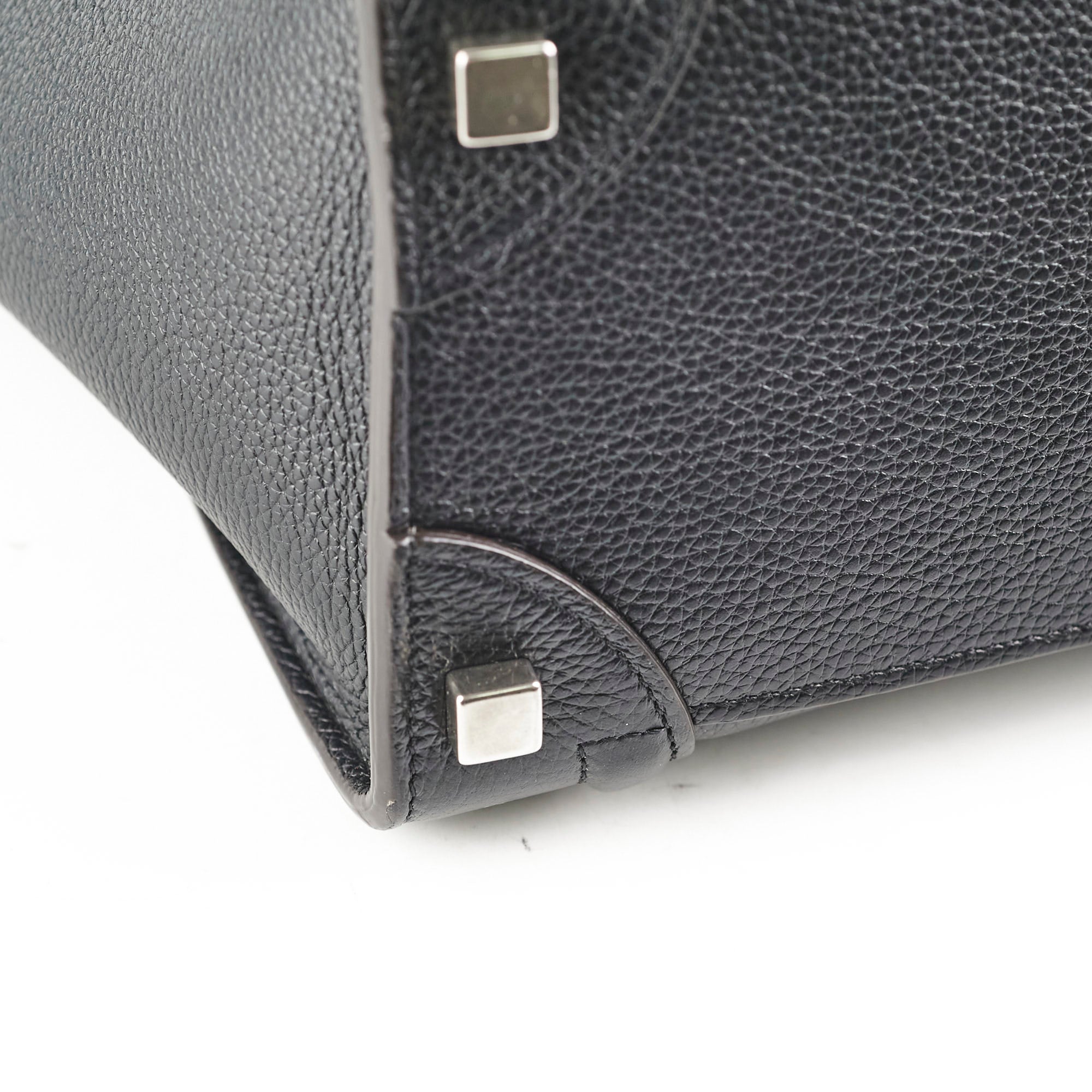 Celine Micro Luggage Bag in Black Pebbled Leather - Stylish Crossbody Purse for Women, Perfect for Work, Travel & Everyday Use