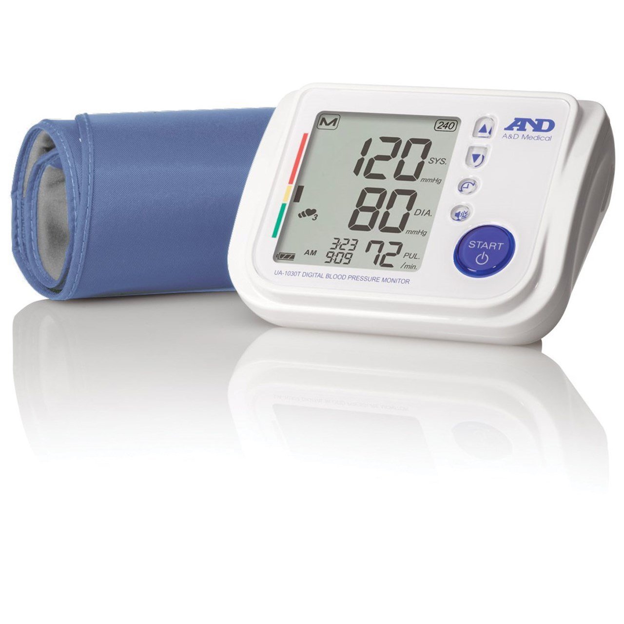 Digital Talking Blood Pressure Monitor with Voice Guidance in 3 Languages (English/Spanish/French) - Easy-to-Use Home Blood Pressure Cuff for Seniors & Health Monitoring