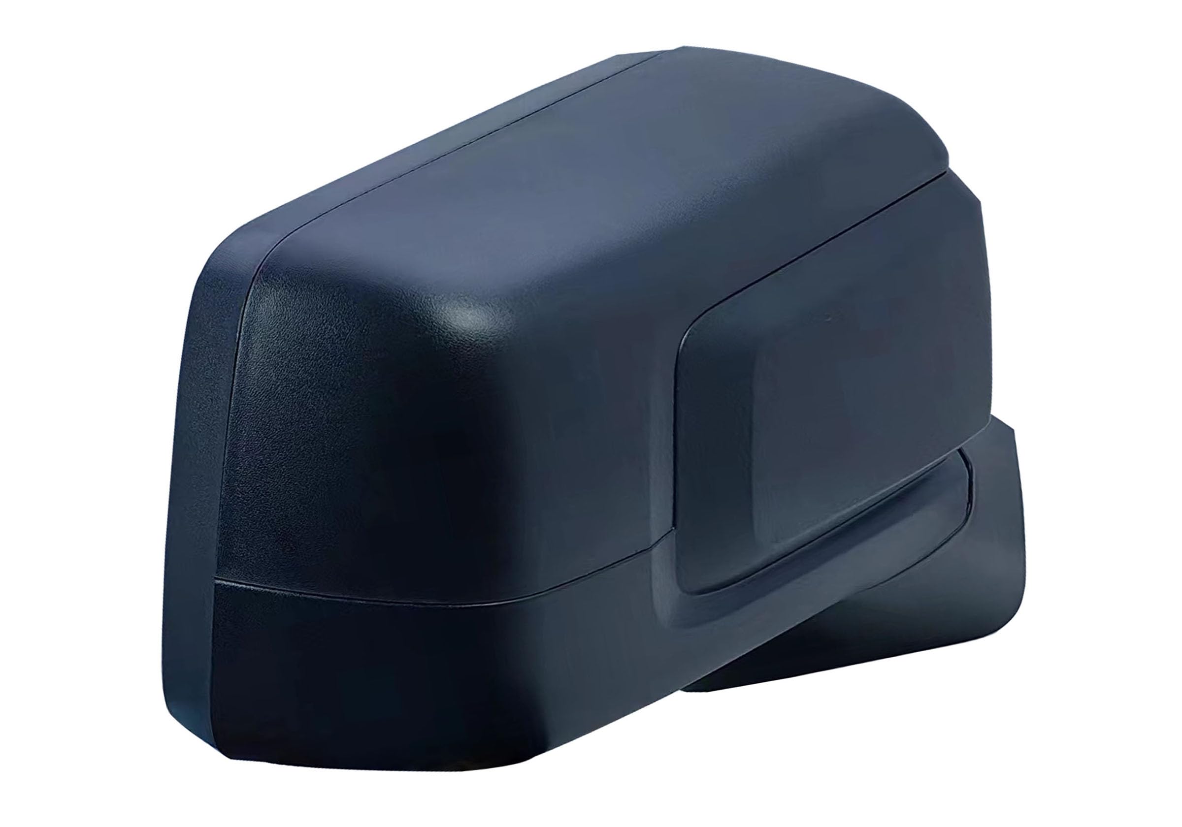 Chevrolet Silverado 1500 Passenger Side Mirror (2019-2024) - Textured Back Cover, Power Heated Glass, Manual Folding, Blind Spot & Temperature Indicator - Perfect for Winter Driving & Enhanced Safety