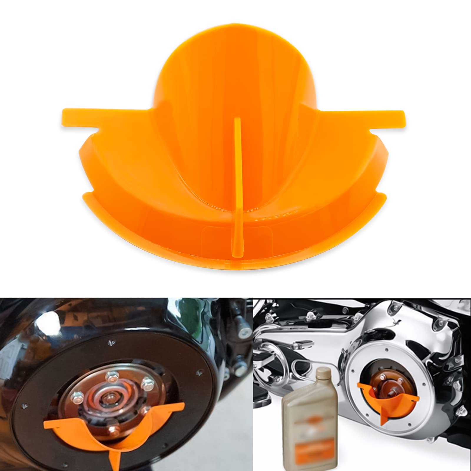 GUAIMI Motorcycle Oil Fill Funnel - Primary Case Oil Change Kit for Harley Touring, Dyna, Softail & Sportster Models - Easy Oil Replacement for Harley Davidson Maintenance & DIY Repairs