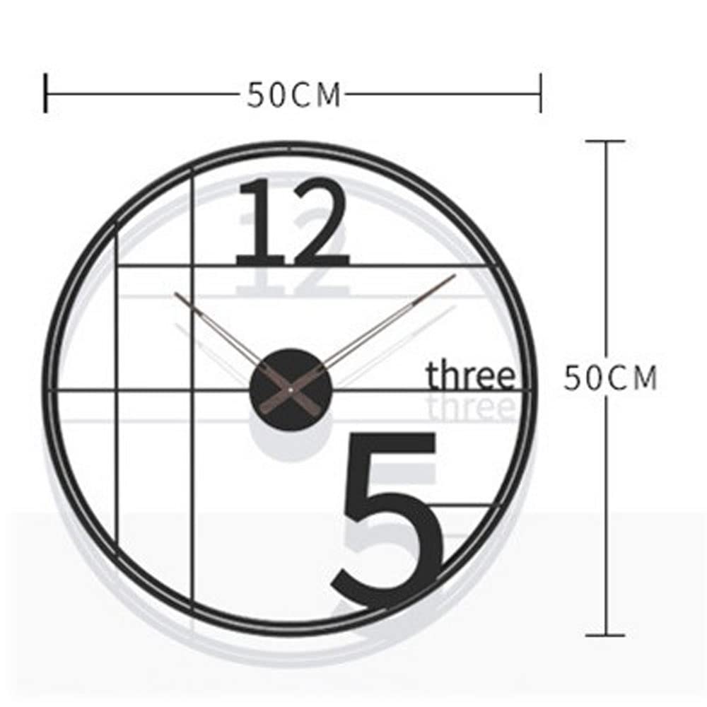 Minimalist Luxury Wall Clock - Gold Modern Decorative Clock for Living Room, Bedroom, Office - Elegant Home Decor & Stylish Gift Idea