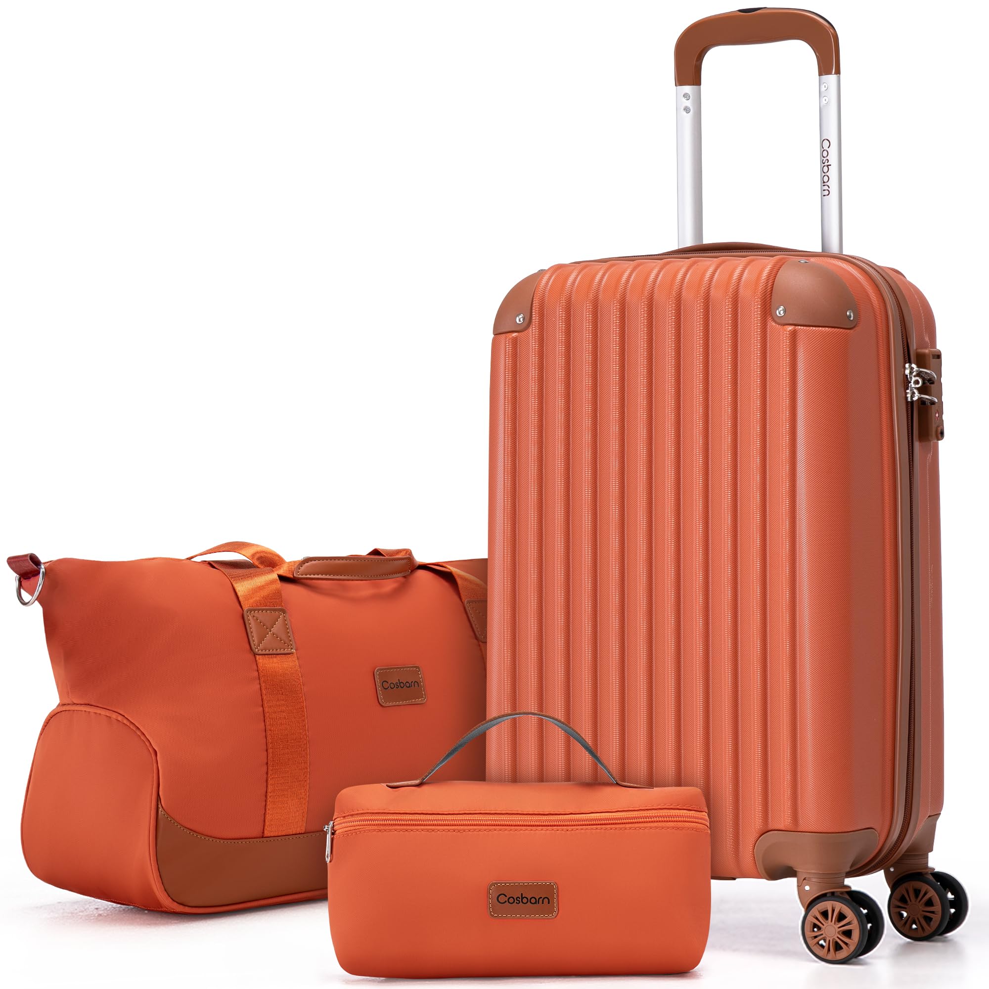 20 Inch Carry On Luggage 22x14x9 - Airline Approved Lightweight ABS Suitcase with Spinner Wheels & TSA Lock - Perfect for Business Travel, Weekend Getaways & International Flights