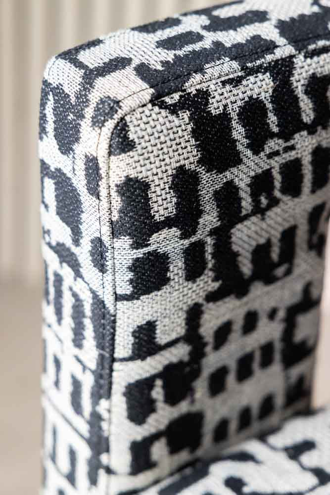 Stylish Modern Abstract Pattern Accent Armchair - Mid-Century Inspired Lounge Chair for Living Room, Bedroom, or Office Decor