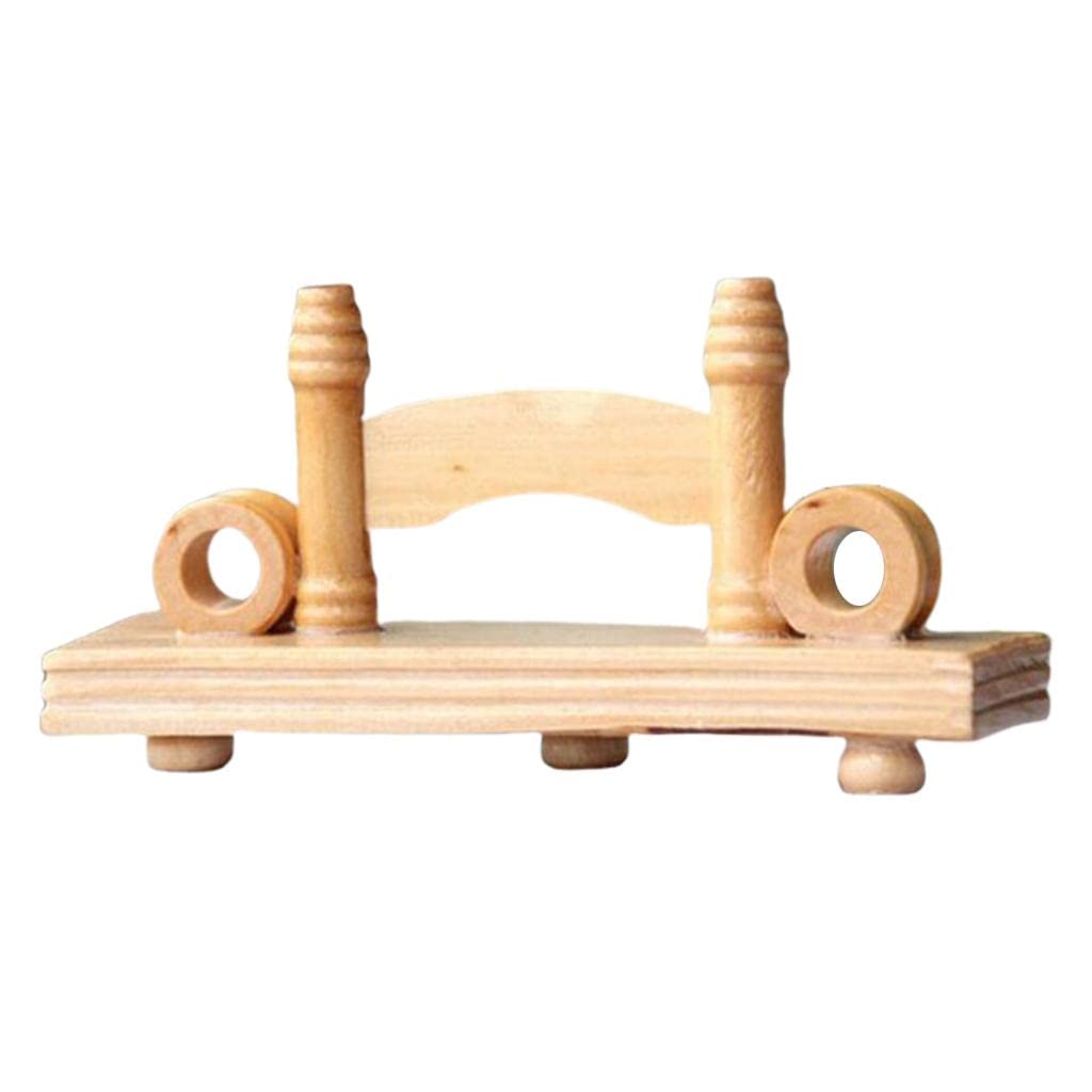 Chinese Spanish Wood Folding Fan Display Stand - Hand Fan Holder for Home Decor