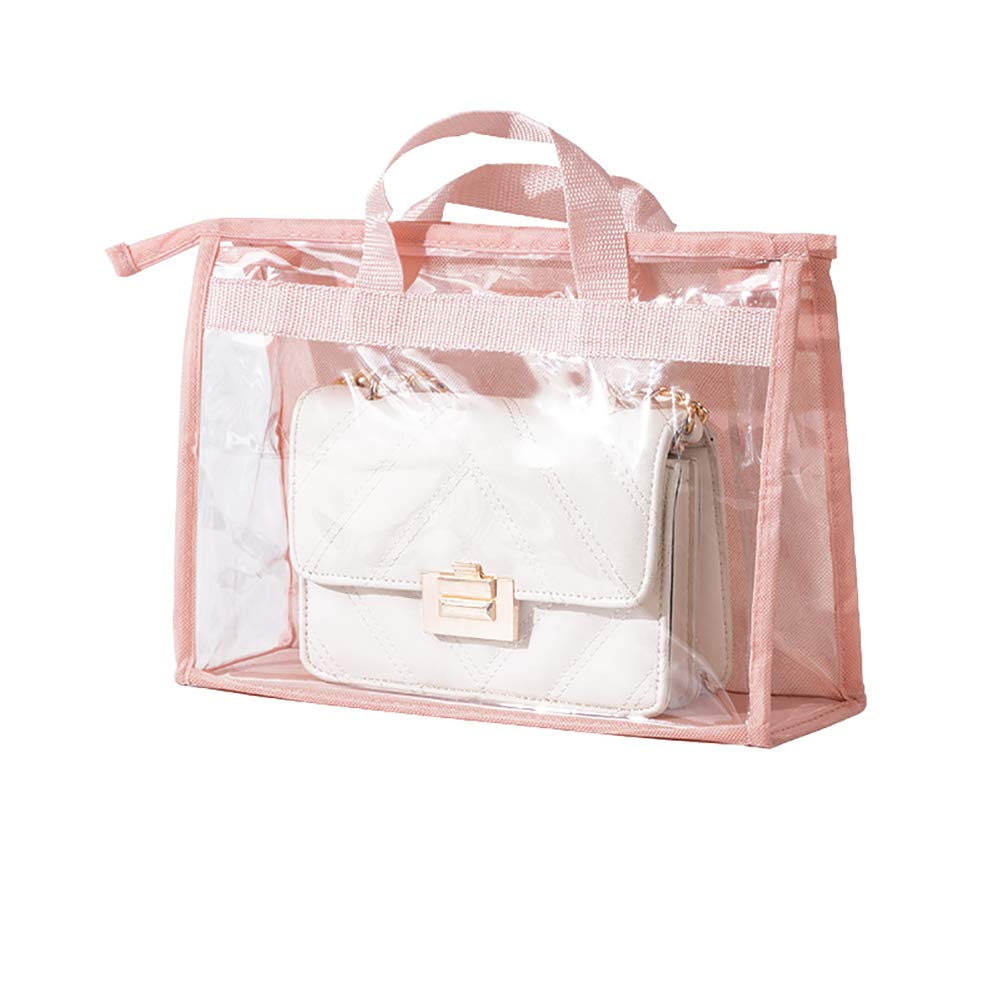 Valcatch Handbag Organizer - Breathable Moisture-Proof Dust Cover for Purses & Designer Bags | Transparent Hanging Storage Bag for Closet Organization | Perfect for Travel, Home & Wardrobe Protection