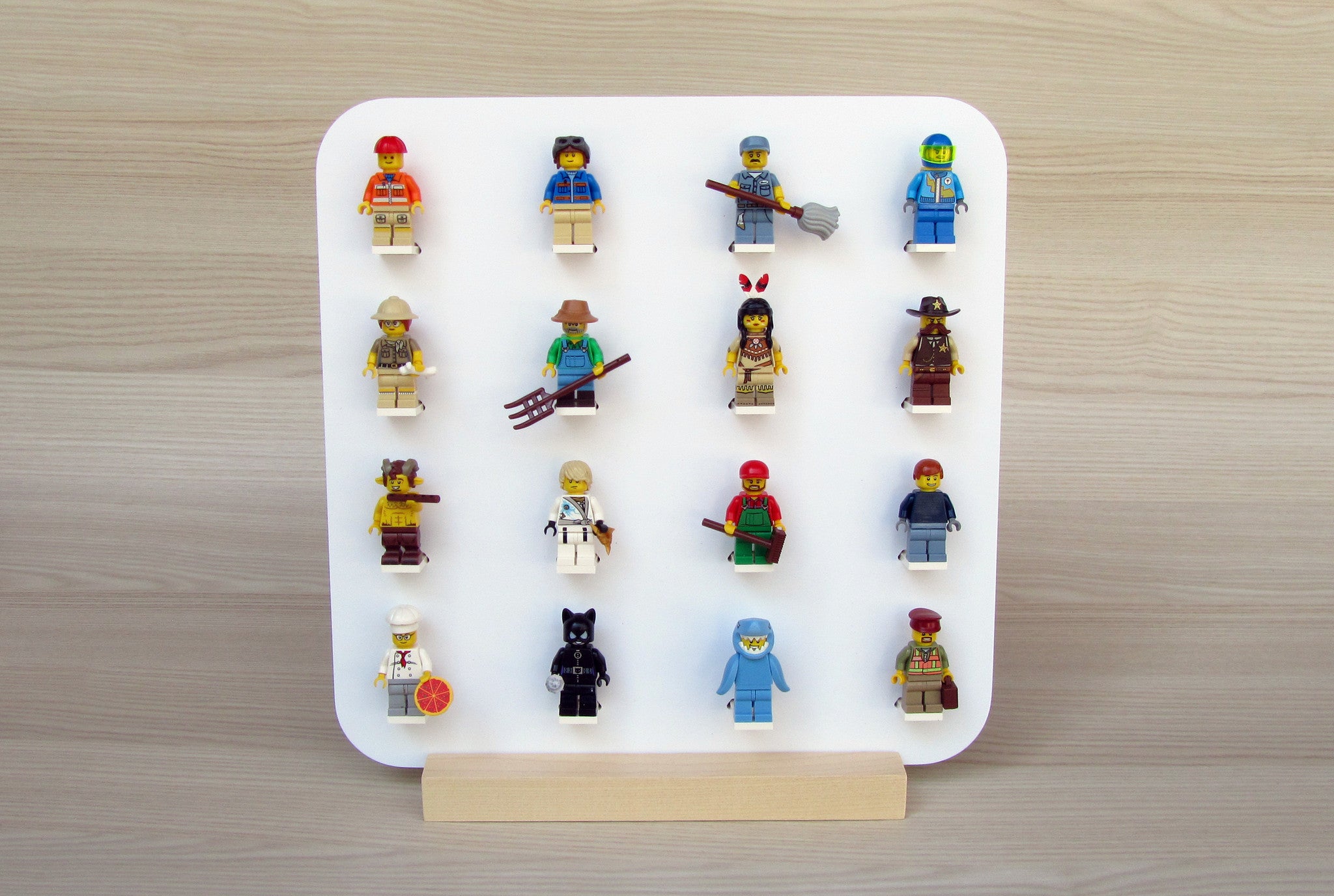 Premium Lego Minifigure Display Case - Clear Acrylic Showcase for Collectible Minifigs - Perfect for Home Decor, Office Display & Gift Giving