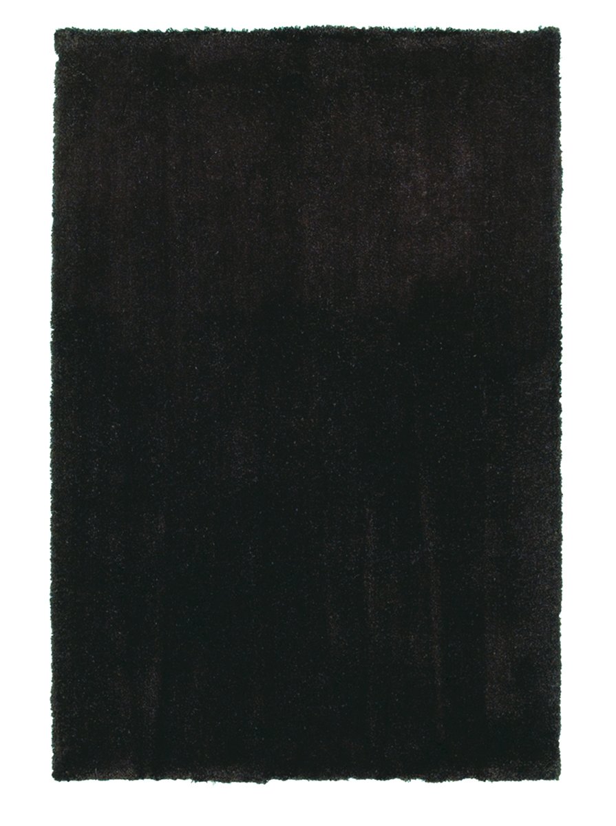 Premium Kas Rugs Shaggy Area Rug - 6 Foot Round Soft Plush Carpet in Rich Espresso Brown | Perfect for Living Room, Bedroom, Nursery & Cozy Home Decor