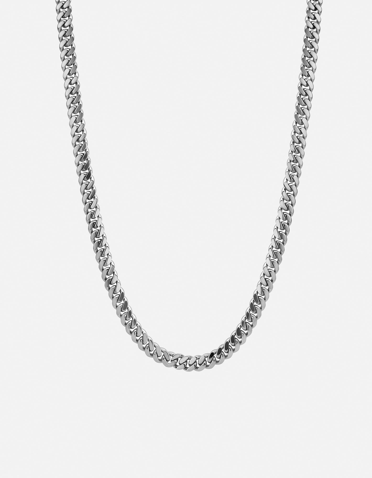 6.5mm Cuban Chain Necklace for Men & Women - 925 Sterling Silver Jewelry - Perfect for Gifts, Parties & Everyday Wear