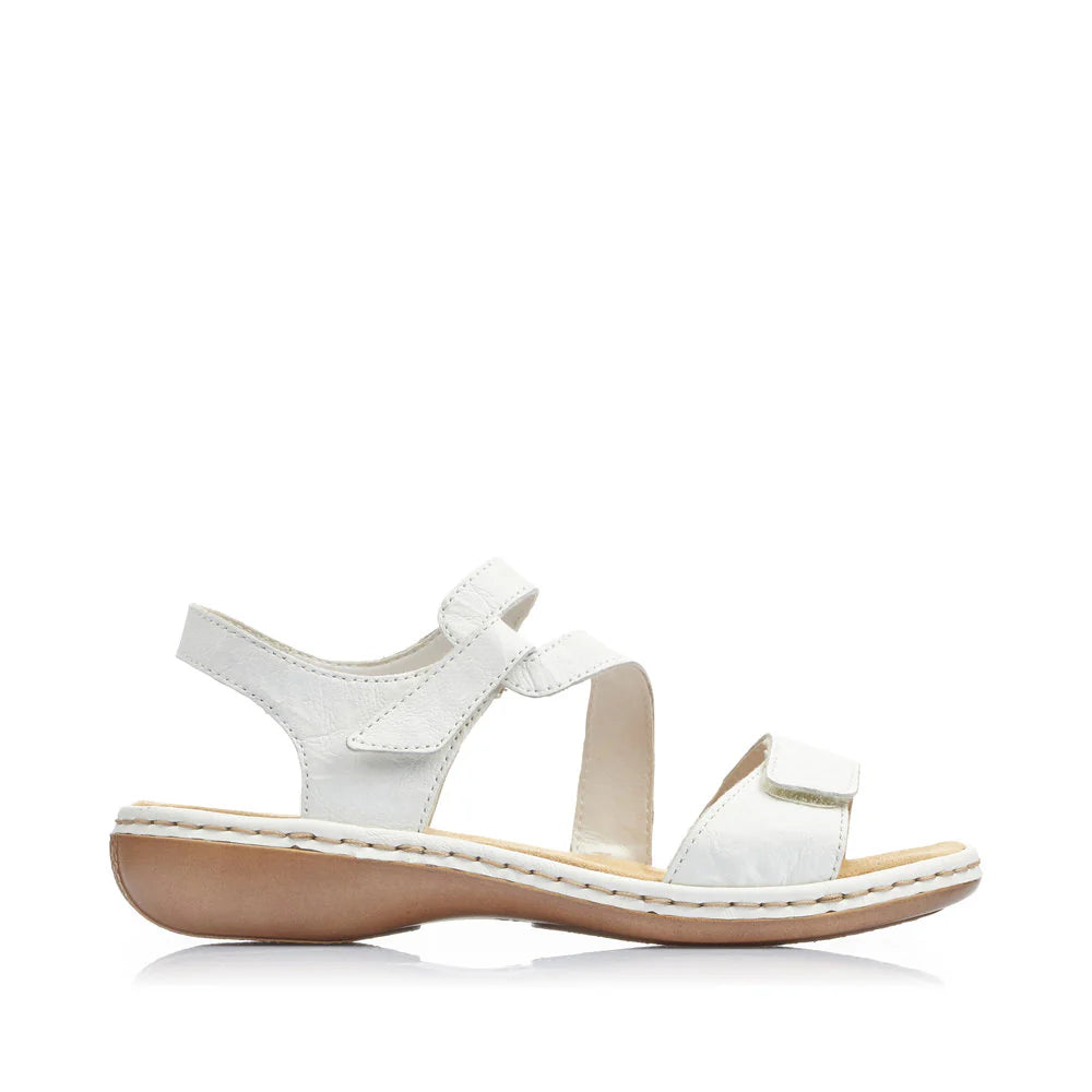 Rieker 659C7 Whitesnake Women's Comfortable Casual Shoes for Walking, Work & Everyday Wear