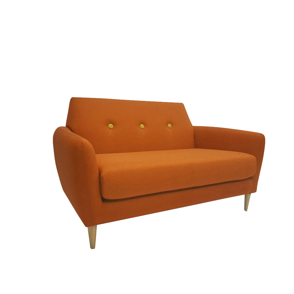 Alto 3-Seater Sofa with AquaClean Fabric | Modern Living Room Furniture for Home & Office | Perfect for Small Spaces & Family Gatherings