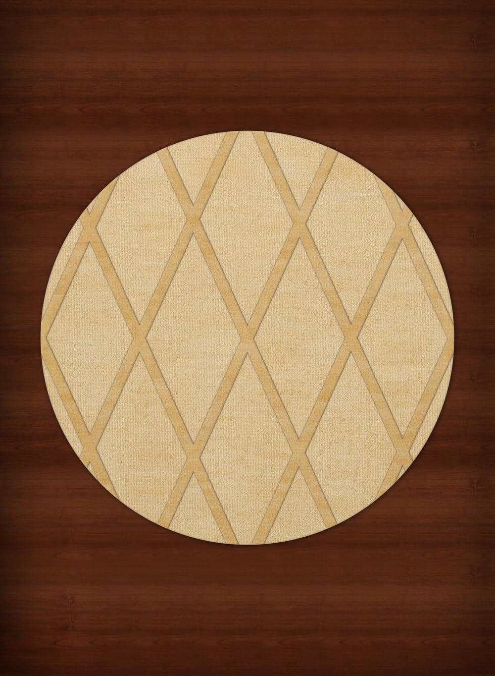 Dalyn Rugs Dover 4-Foot Round Area Rug in Lemon Ice - Perfect for Living Room, Bedroom, or Nursery Decor