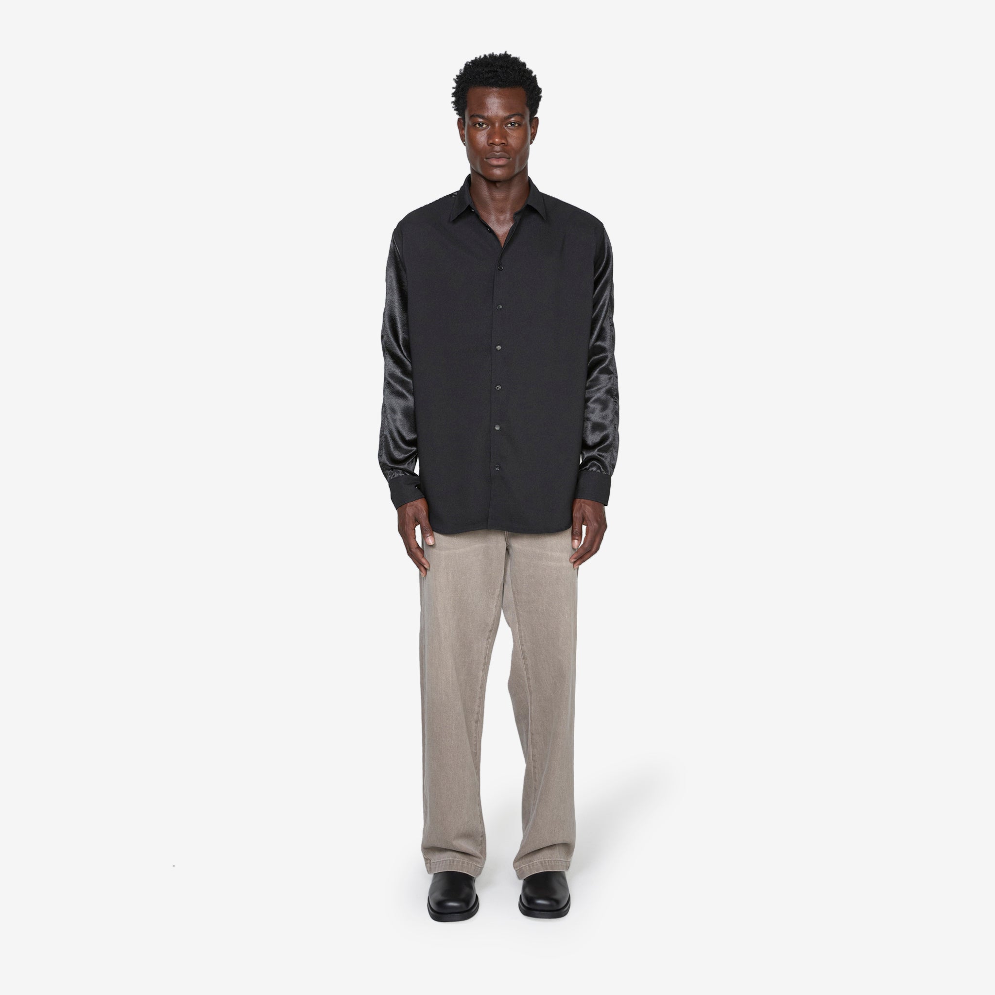 Premium Damon Shirt for Men - Classic Black Button-Down Dress Shirt for Business & Casual Wear | Office, Party & Date Night Outfits