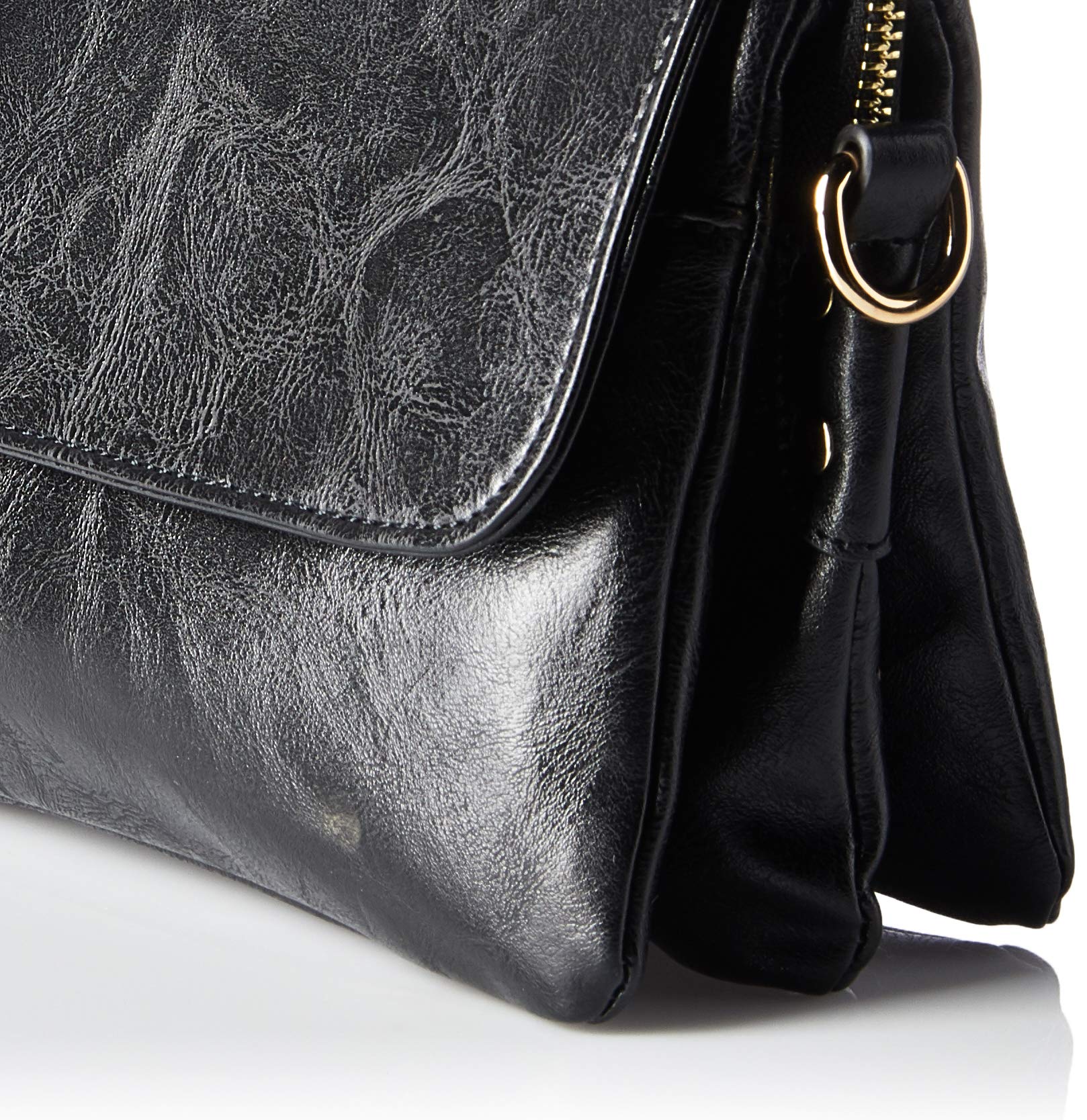 Vegan Leather Convertible Crossbody Shoulder Bag & Clutch Purse for Women - Stylish & Versatile Handbag for Work, Travel & Evening Events