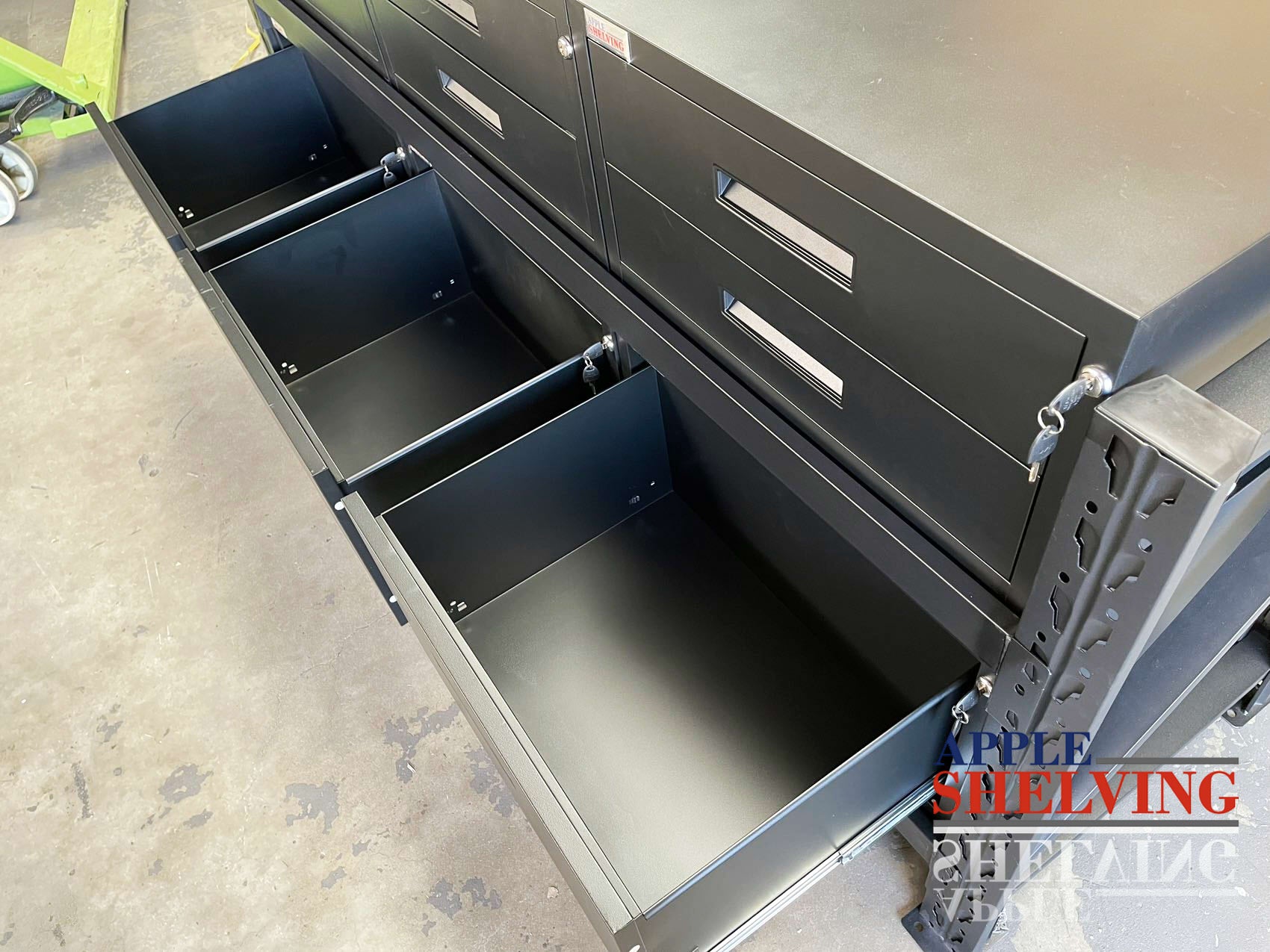 Lockable Single Drawer Storage Unit - Secure Organizer for Office, Home, or Workshop Use
