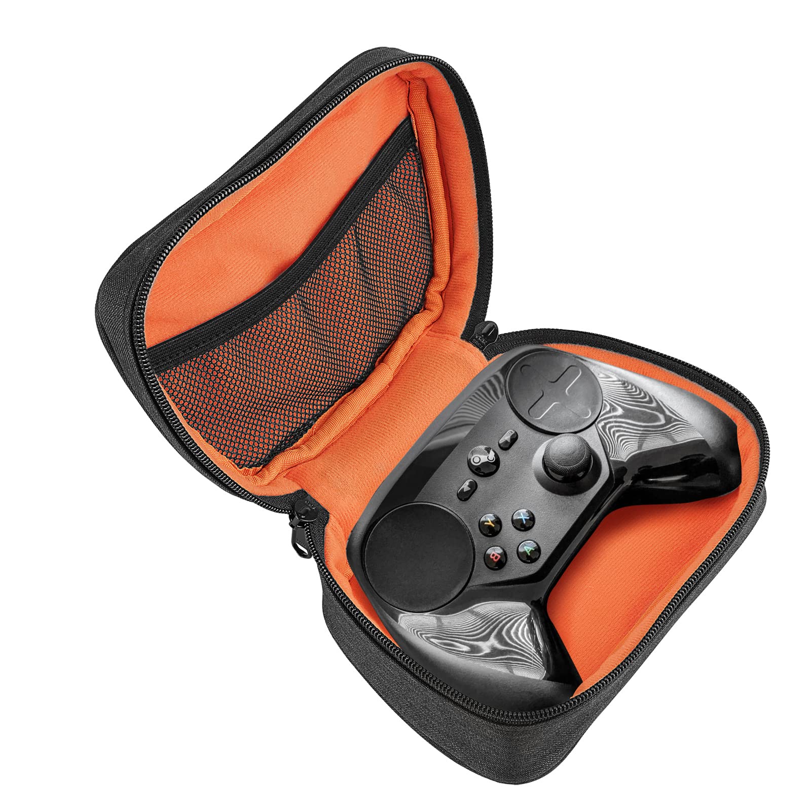 Geekria Steam Controller Case - Travel Bag with Cable Storage for Gaming