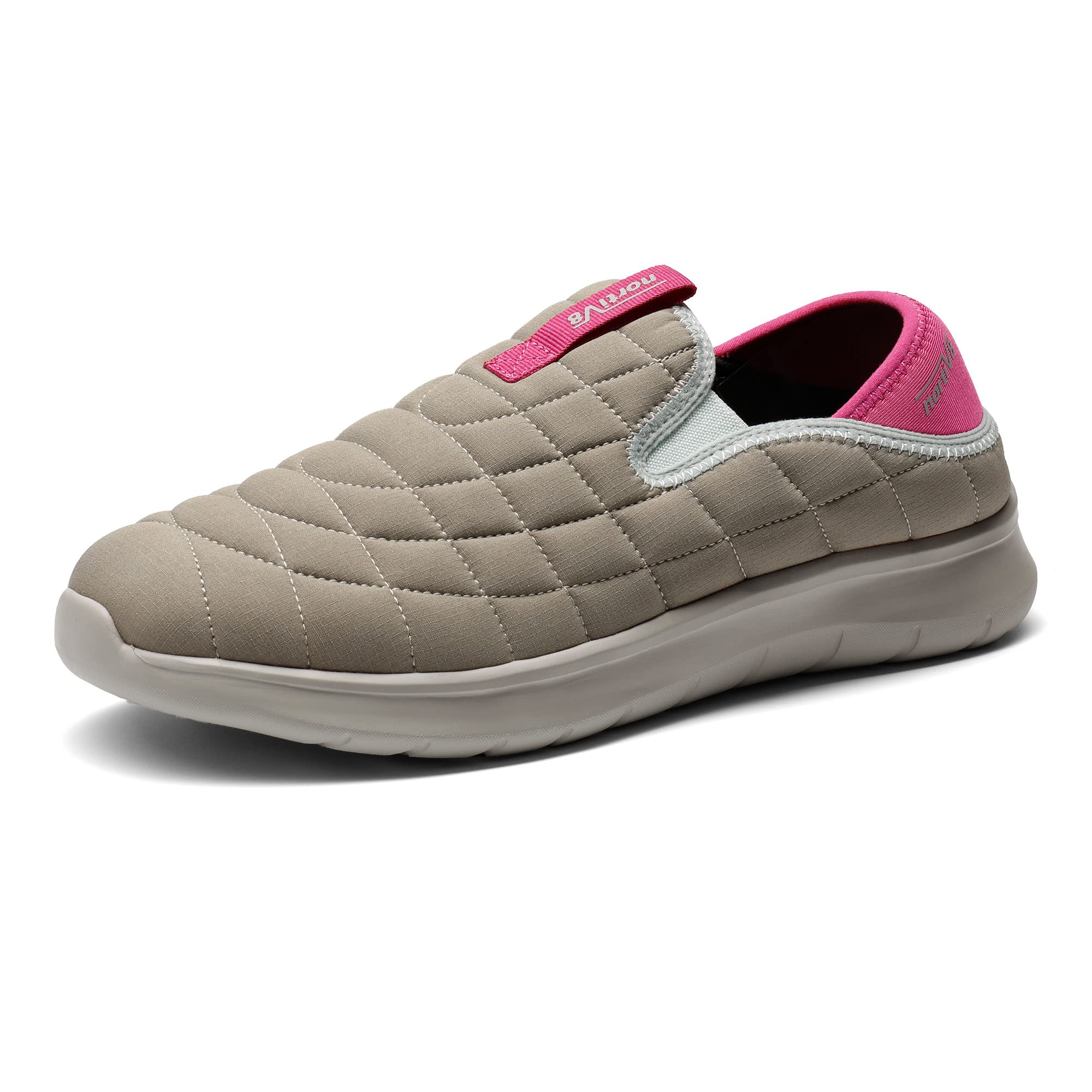 NORTIV 8 Men's Women's Slip-On Hiking Loafers - Lightweight Outdoor Camping Shoes for Walking, Indoor & Outdoor Use - Perfect for Hiking, Travel, and Casual Wear