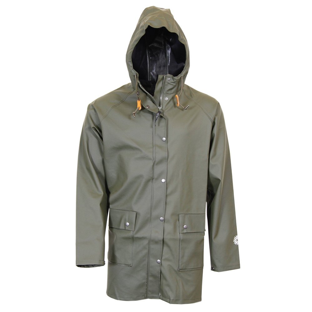 ICEWEAR Waterproof Brim Rain Jacket for Men & Women - Lightweight Windproof Outdoor Jacket for Hiking, Camping & Travel