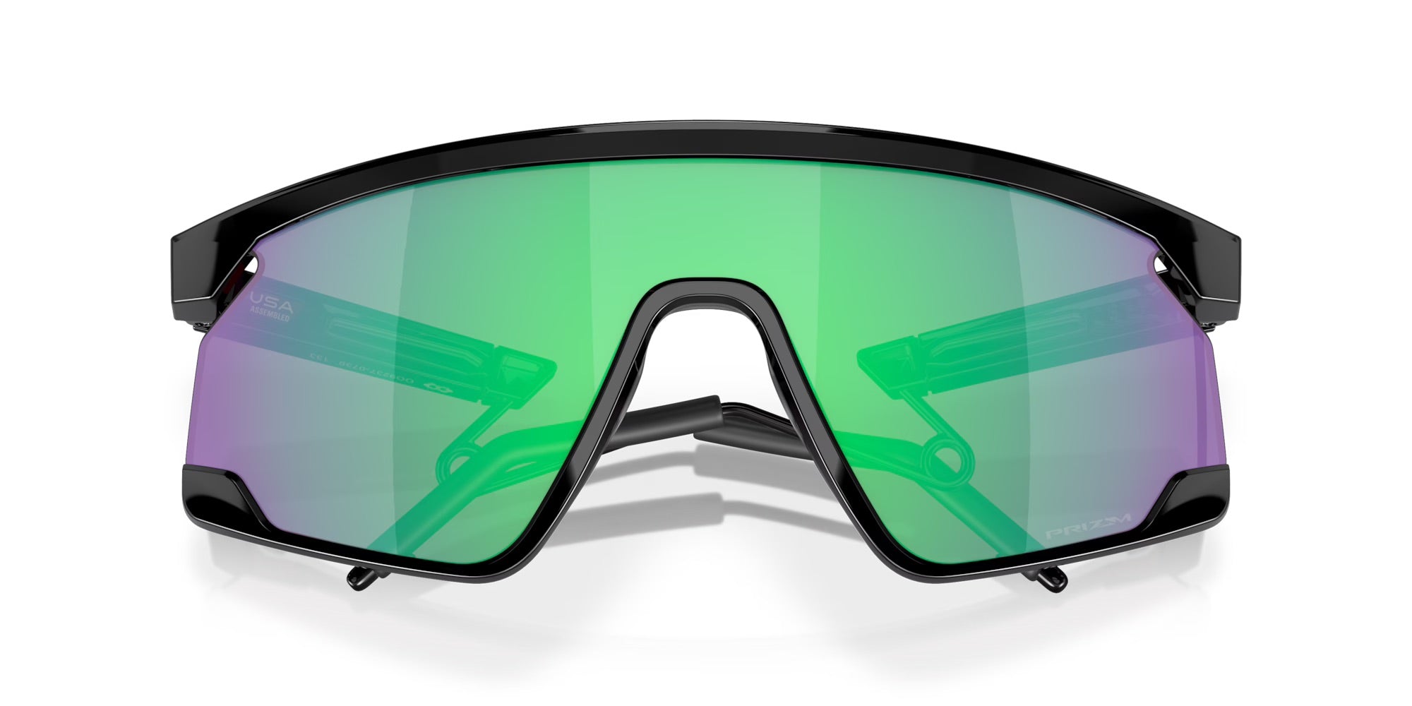 Oakley BXTR Metal Polished Black Sunglasses with Prizm Jade Lenses - Stylish UV Protection for Outdoor Sports & Driving