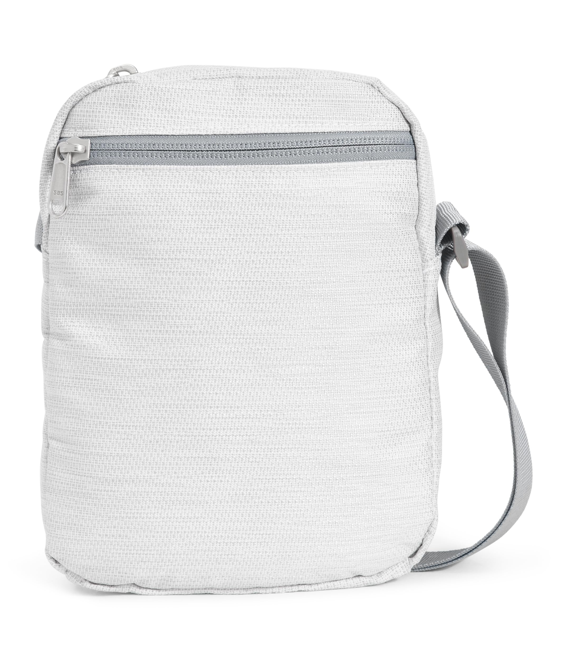 THE NORTH FACE Jester Cross Body Bag - PFAS Free, Water-Resistant, TNF White Metallic Mélange/Mid Grey - Perfect for Hiking, Travel & Everyday Use