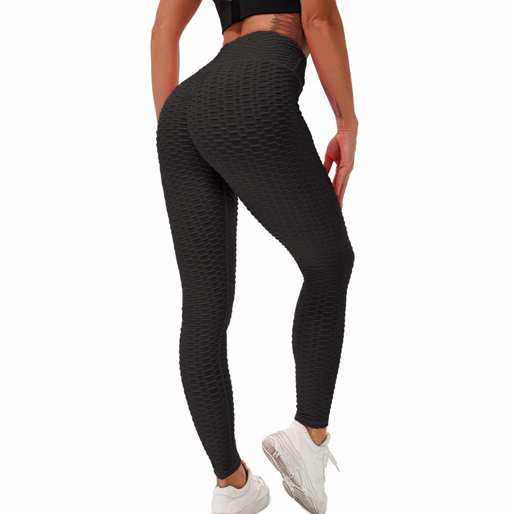 Best Women's High Waist Yoga Pants - Butt Lifting & Tummy Control Workout Leggings for Running, Gym & Lounge Wear - Comfortable Stretchy Activewear for Women