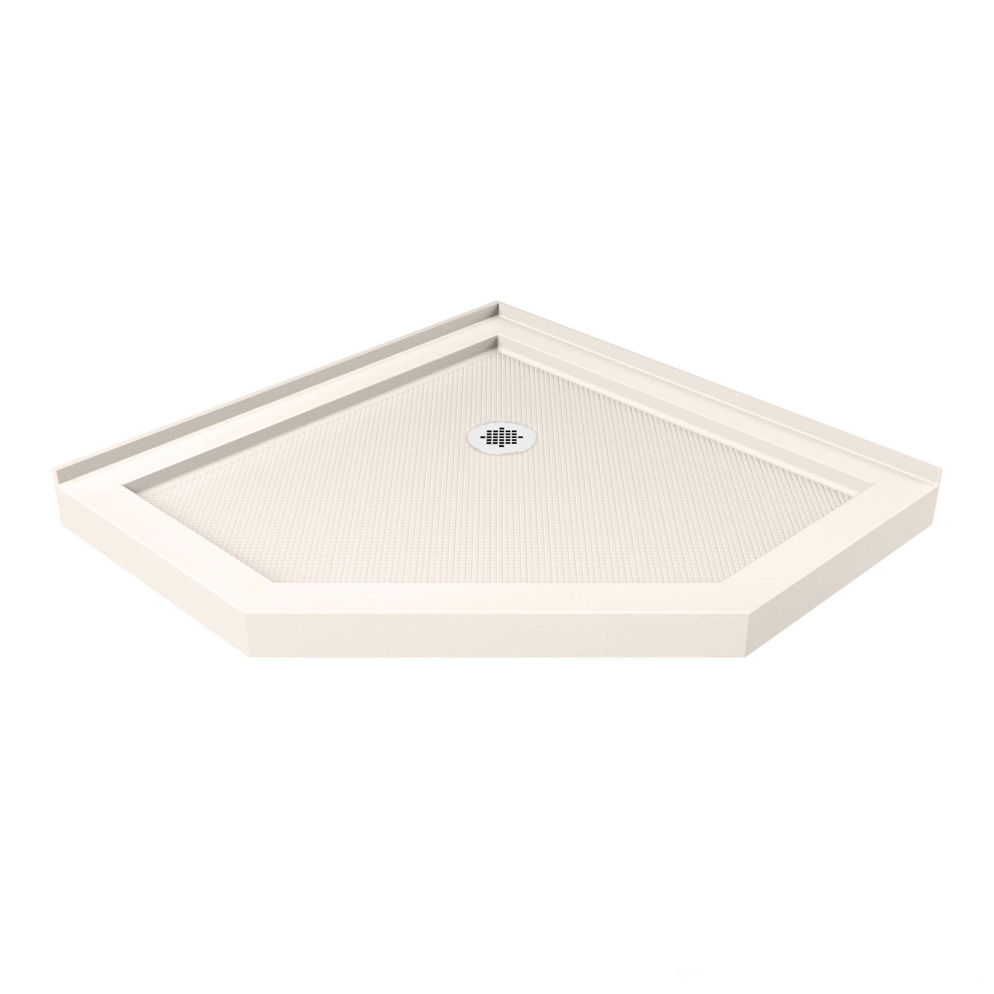 DreamLine Prism 42x42x74.75 Inch Frameless Pivot Shower Enclosure with SlimLine Base Kit - Modern Bathroom Upgrade for Small Spaces & Luxurious Spa Experience