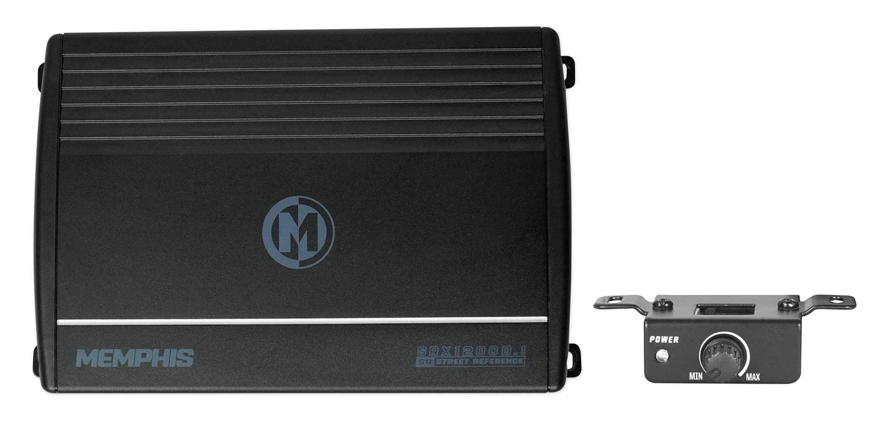 Memphis Audio SRX1200D.1 1200W RMS Mono Car Amplifier with Copper Wiring Kit - High Power 1 Ohm Stable Subwoofer Amp for Car Audio Systems, Bass Boost & Remote Control - Perfect for Truck, SUV, and Vehicle Sound Upgrades