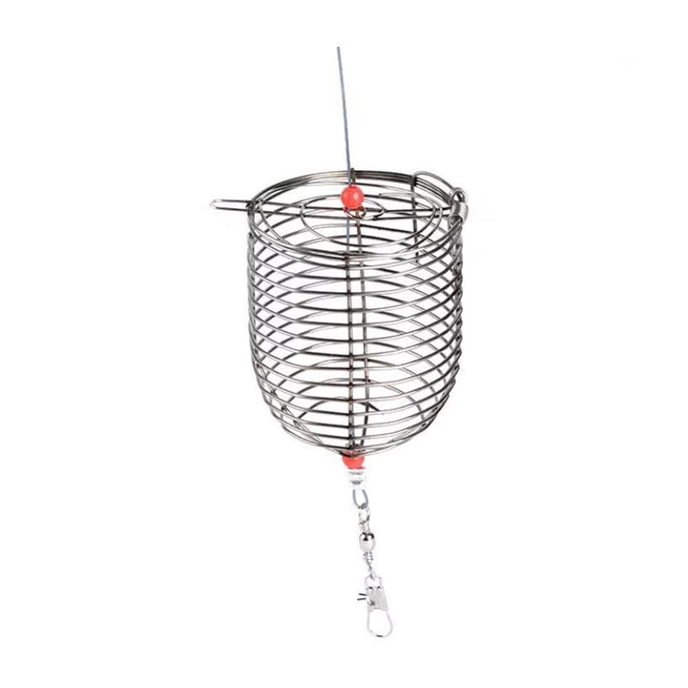 AIZHIYI Conical Fishing Bait Cage Feeder - Durable Carp Fishing Tackle Holder for Freshwater & Saltwater Angling - Perfect for Carp, Catfish, and Bass Fishing Trips