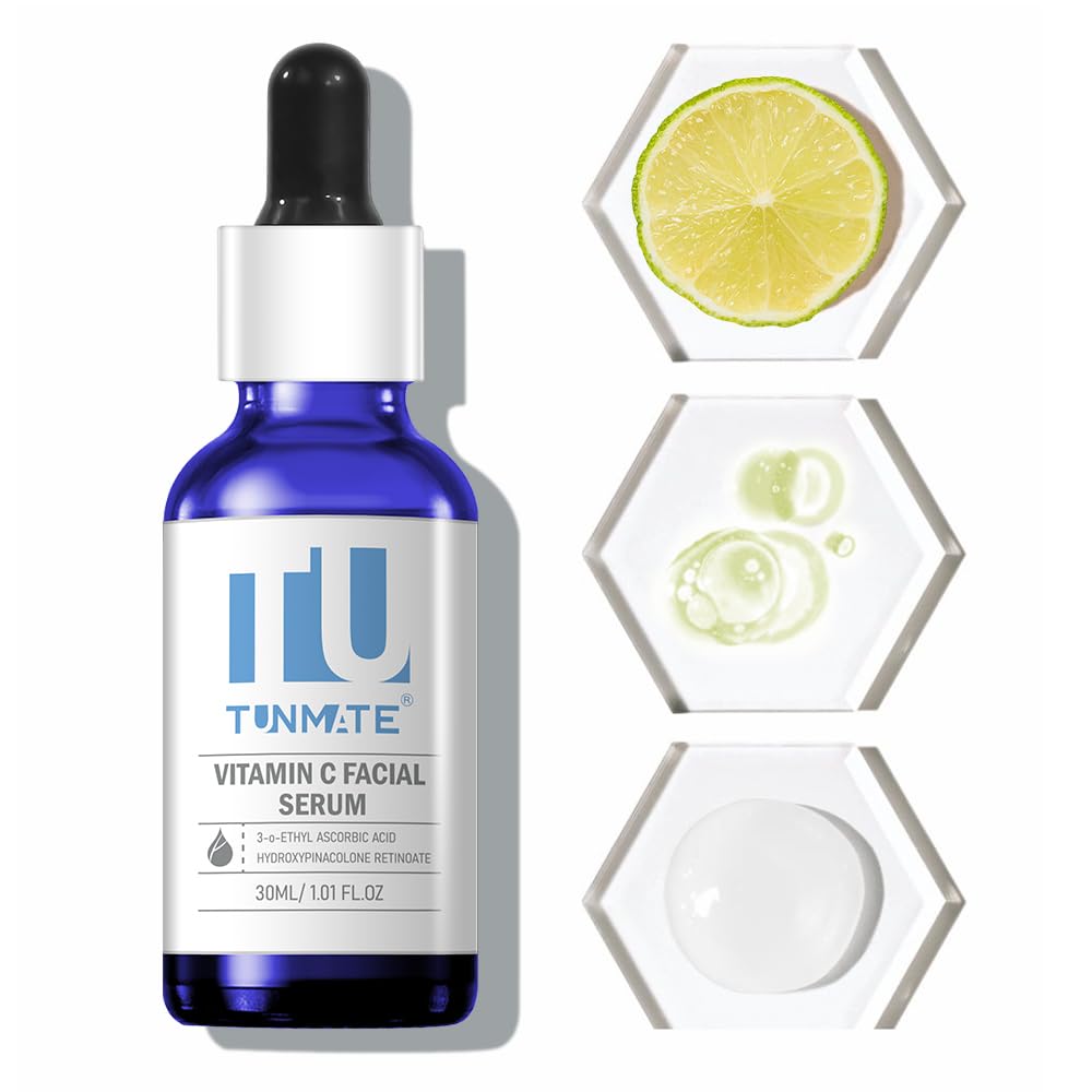 Best Vitamin C Facial Serum for Brightening & Hydration - Anti-Aging Moisturizing Face Serum for Glowing Skin - Day & Night Skincare Routine