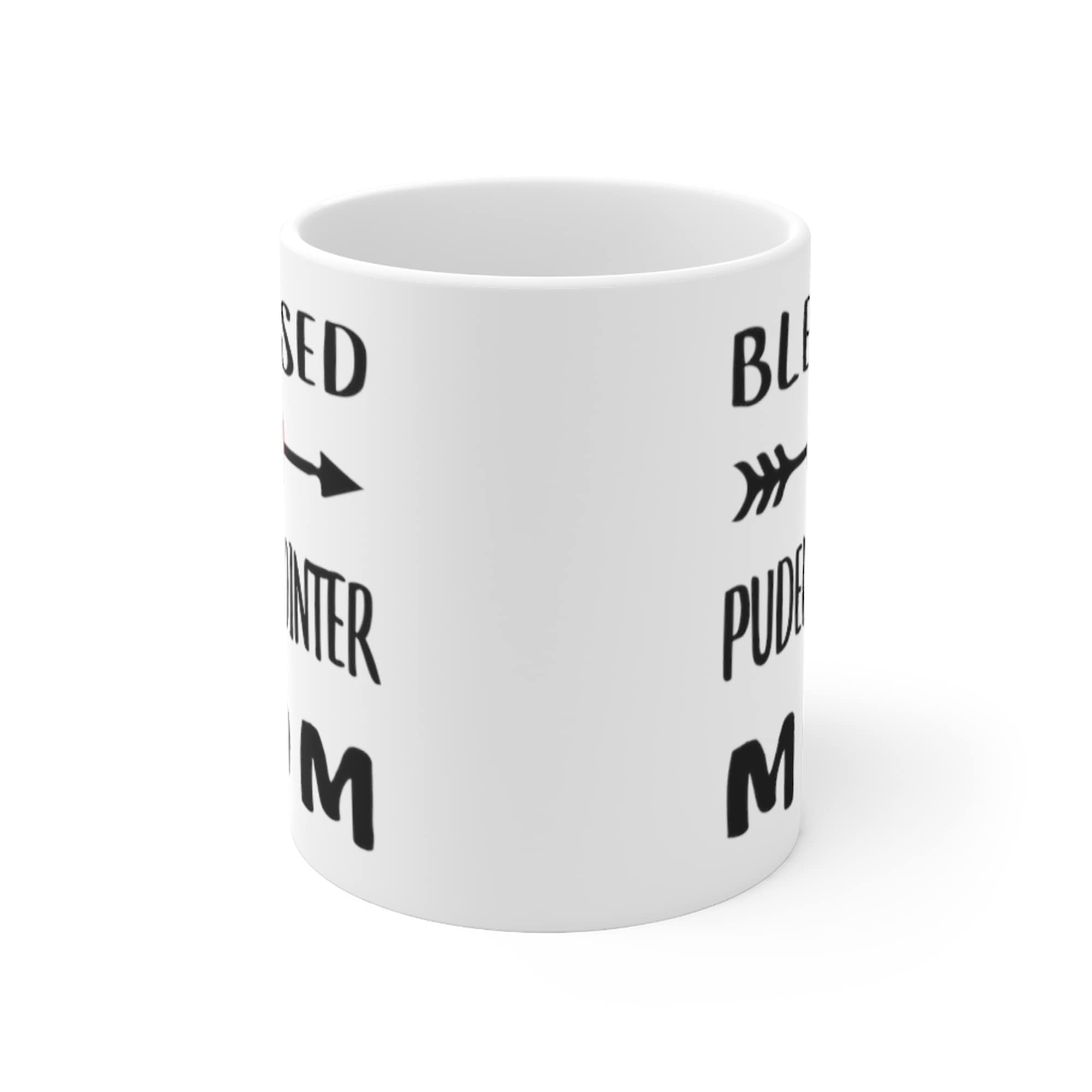 Blessed Pudelpointer Mom Coffee Mug - Funny Gifts for Women, Christmas 2024 Present - 11 Oz White Ceramic Cup - Perfect for Dog Lovers, Mother's Day, Birthday & Office Use