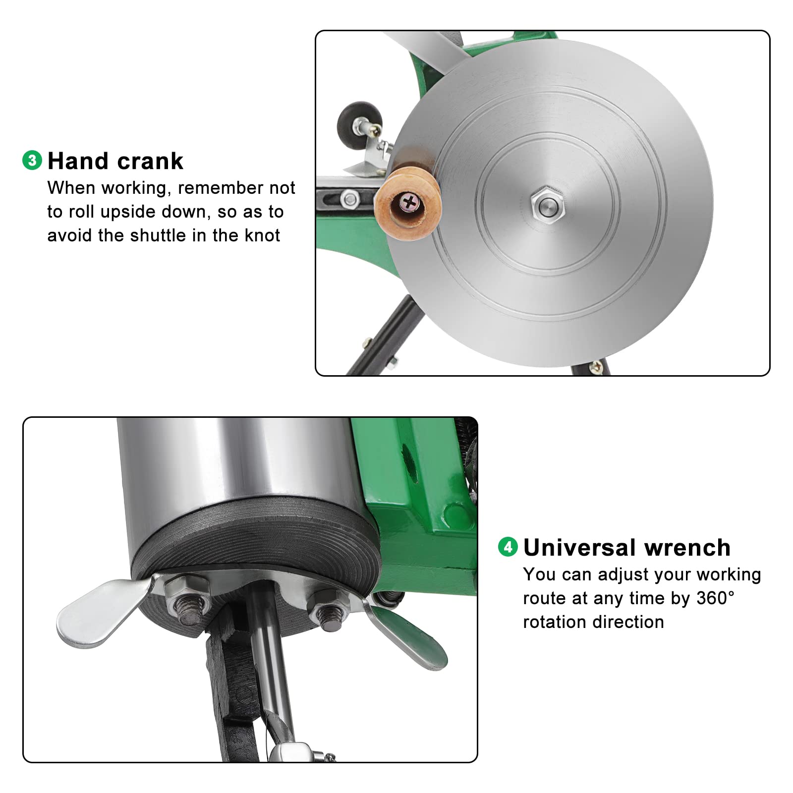 Professional Shoe Repair Machine - Heavy Duty Manual Cobbler Sewing Machine for Leather, Upholstery, Zippers & Tents | Dual Cotton Nylon Thread Stitcher | Perfect for Shoe Shops, Tailoring & Outdoor Gear Repair