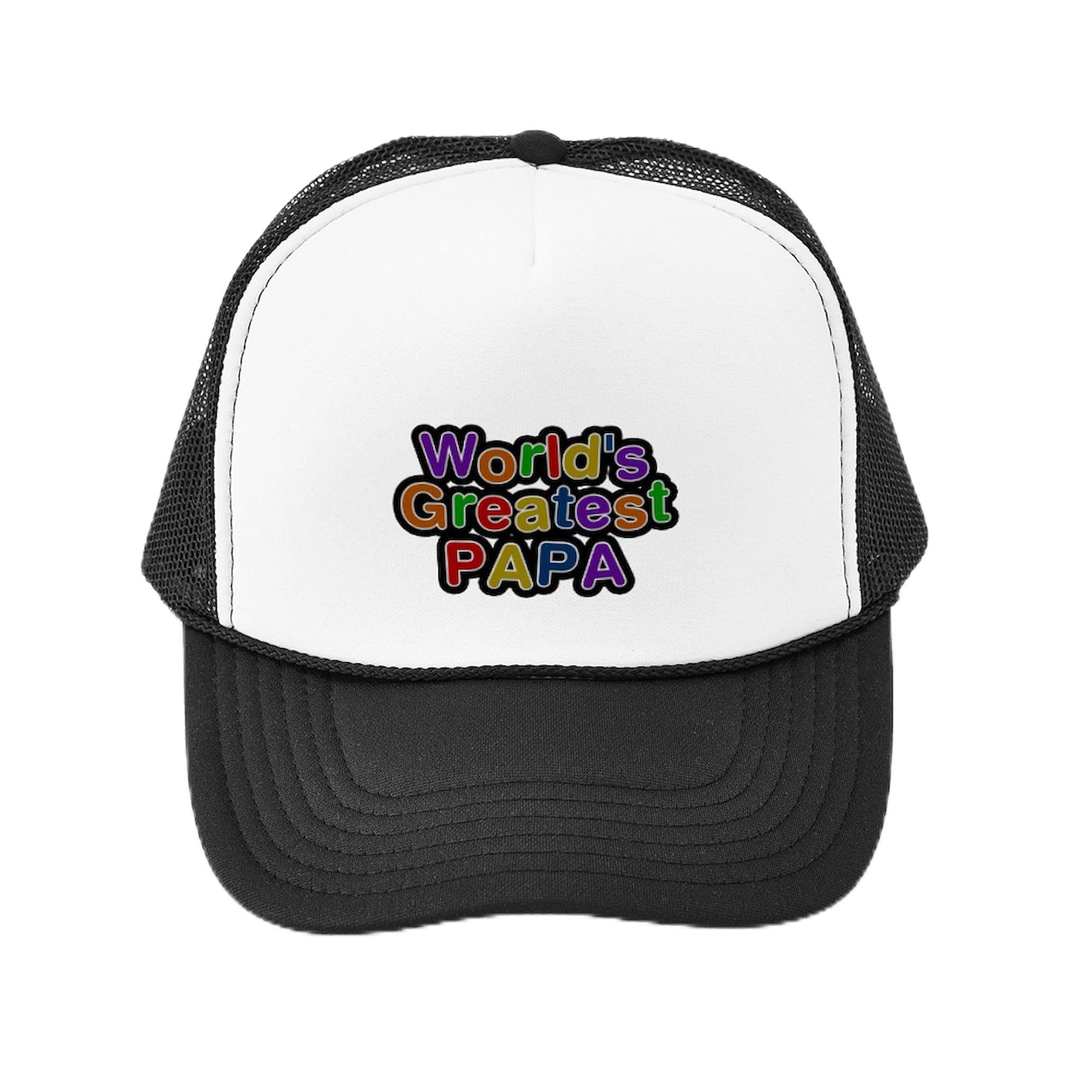 World's Greatest Dad Adjustable Snapback Trucker Hat - Perfect for Father's Day Gifts, BBQ Parties & Casual Outings